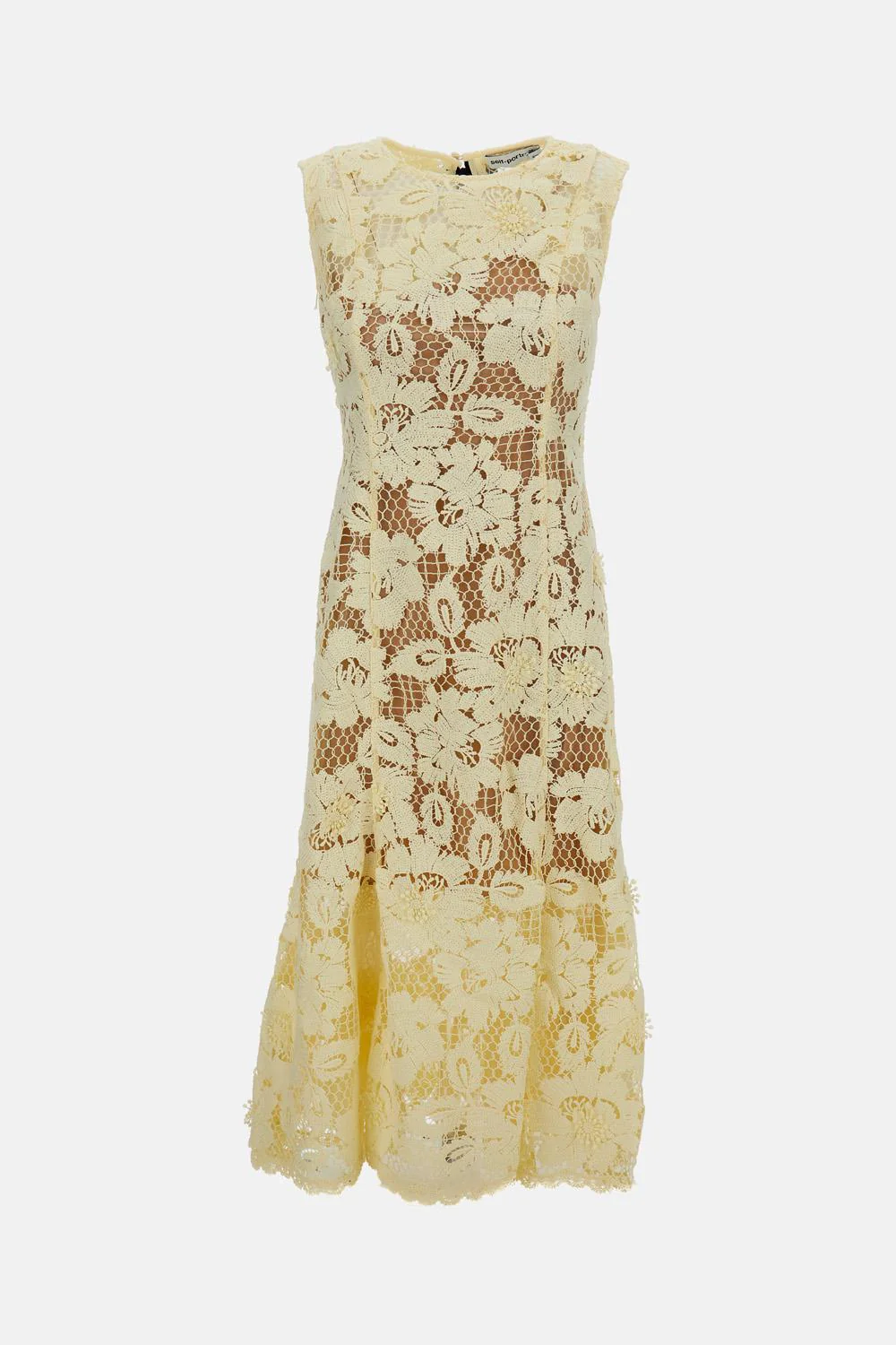 ABITO MIDI IN PIZZO CROCHET
