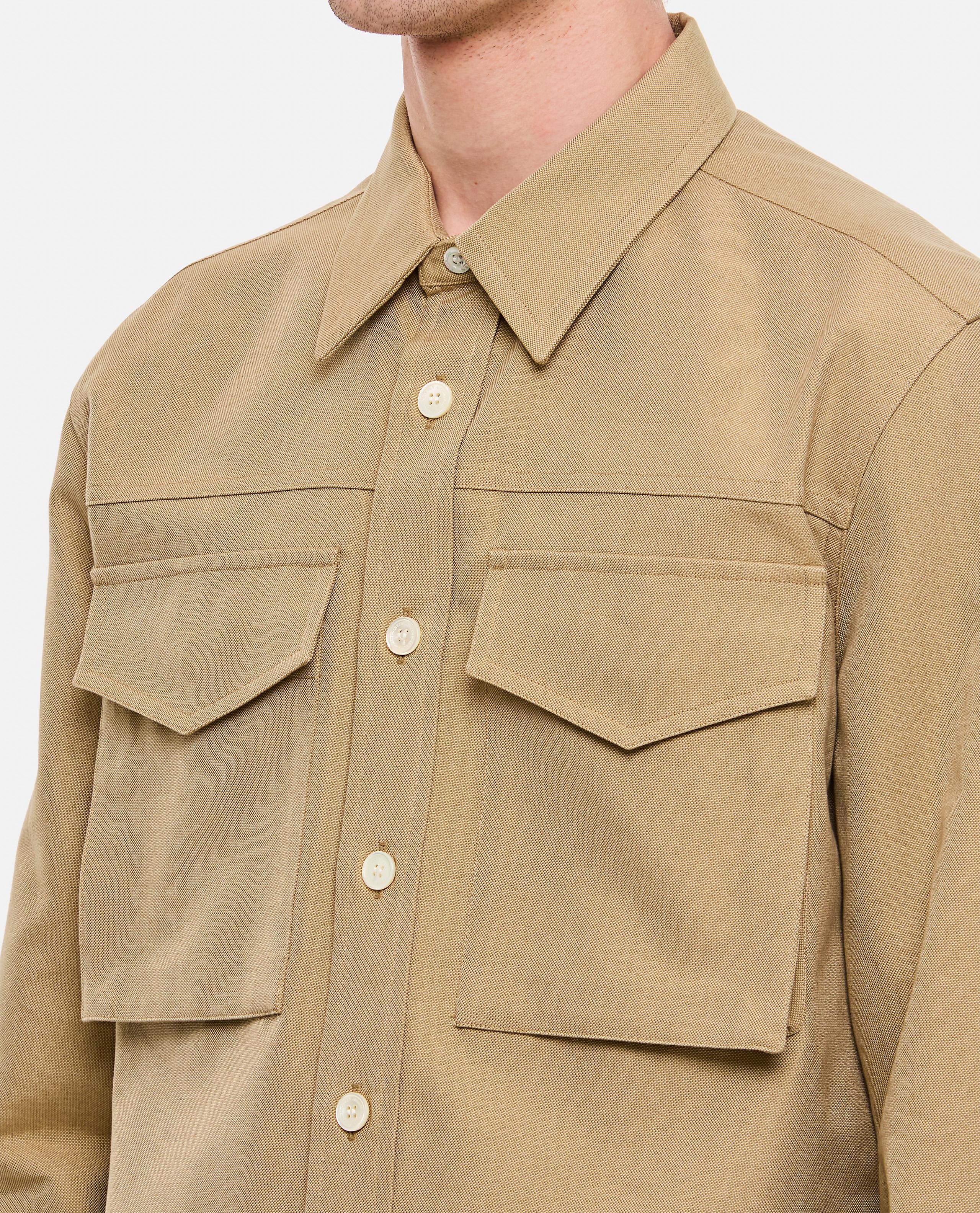 CAMICIA MILITARE CON TASCHE IN COTONE - Image 4