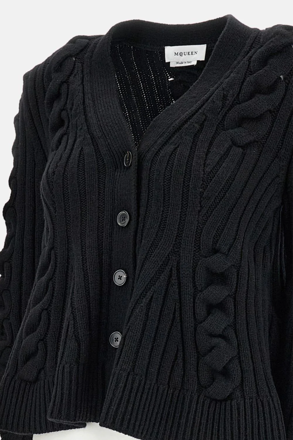 CARDIGAN 'PEPLUM' A TRECCE - Image 3