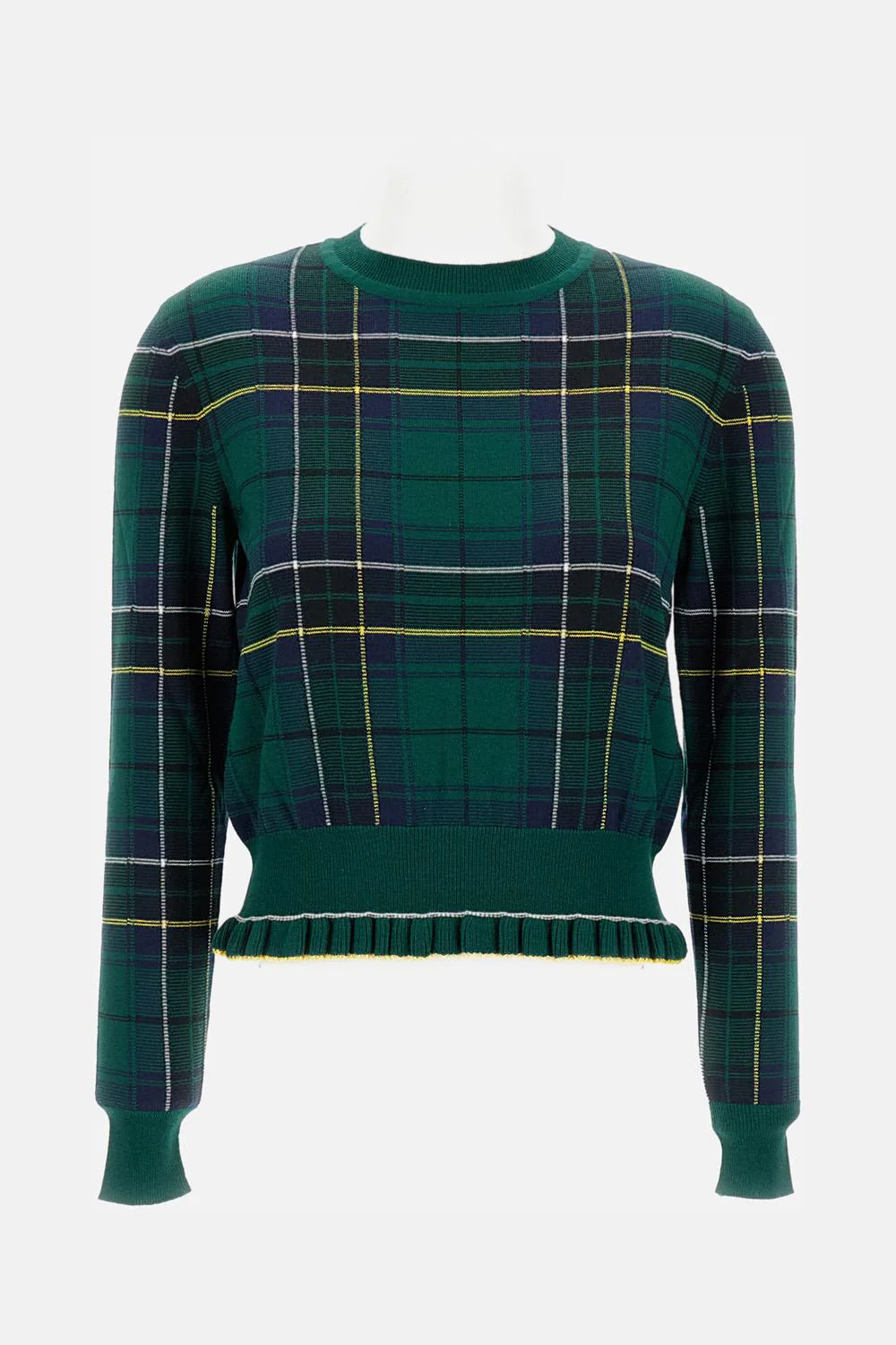 MAGLIONE GIROCOLLO A QUADRI