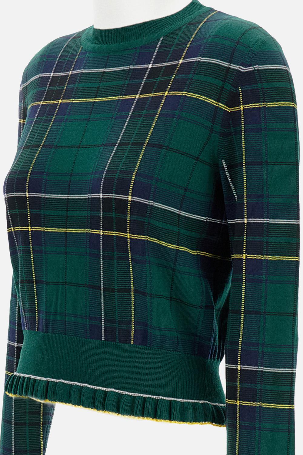 MAGLIONE GIROCOLLO A QUADRI - Image 3