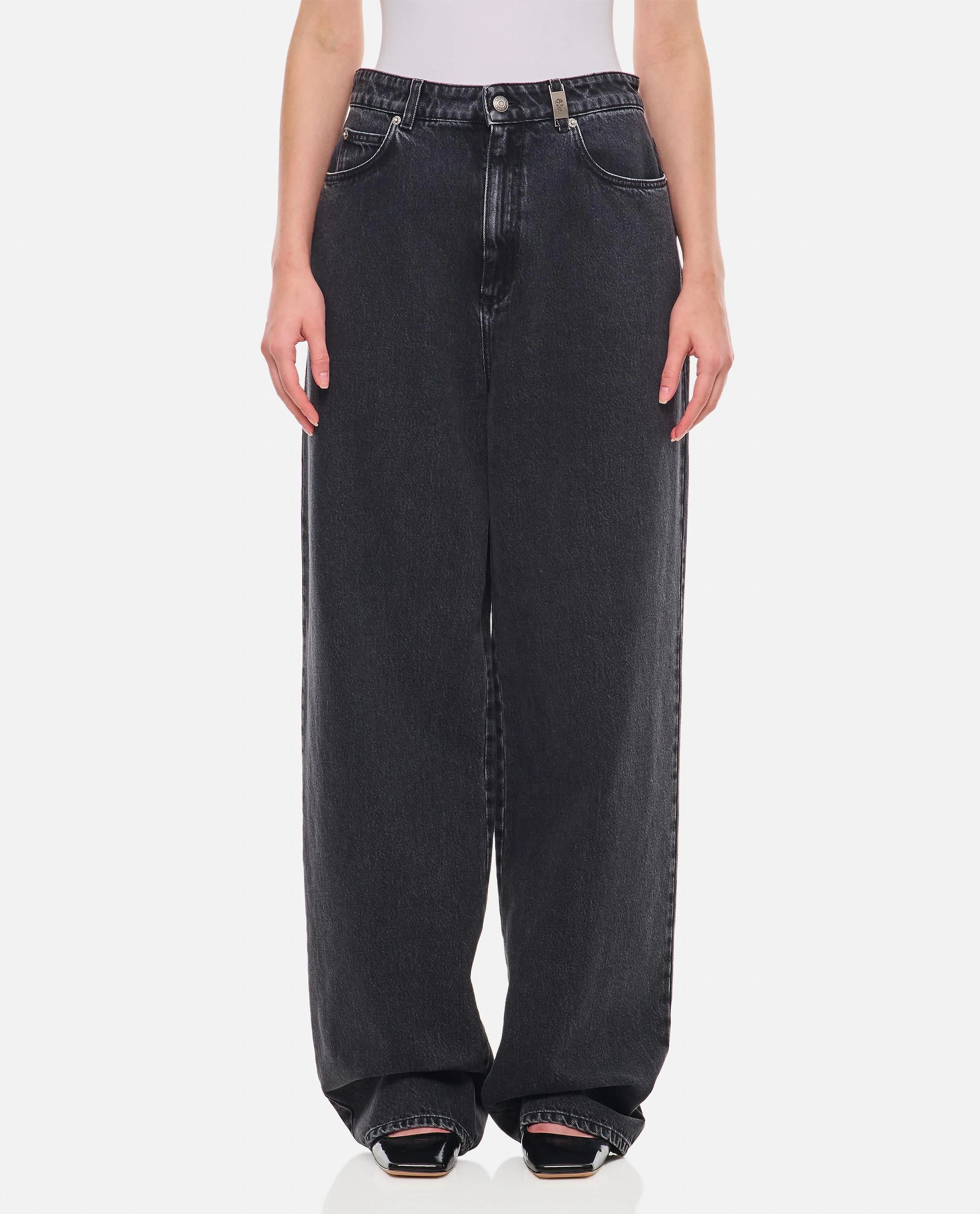 PANTALONI IN DENIM A GAMBA DRITTA