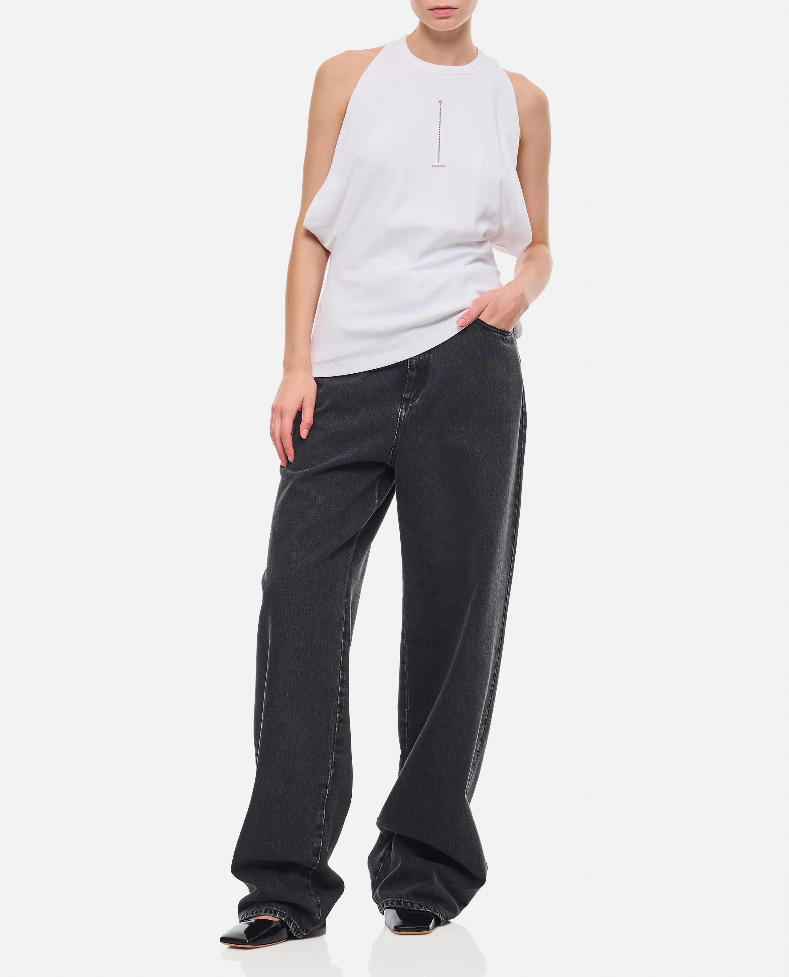 PANTALONI IN DENIM A GAMBA DRITTA - Image 2