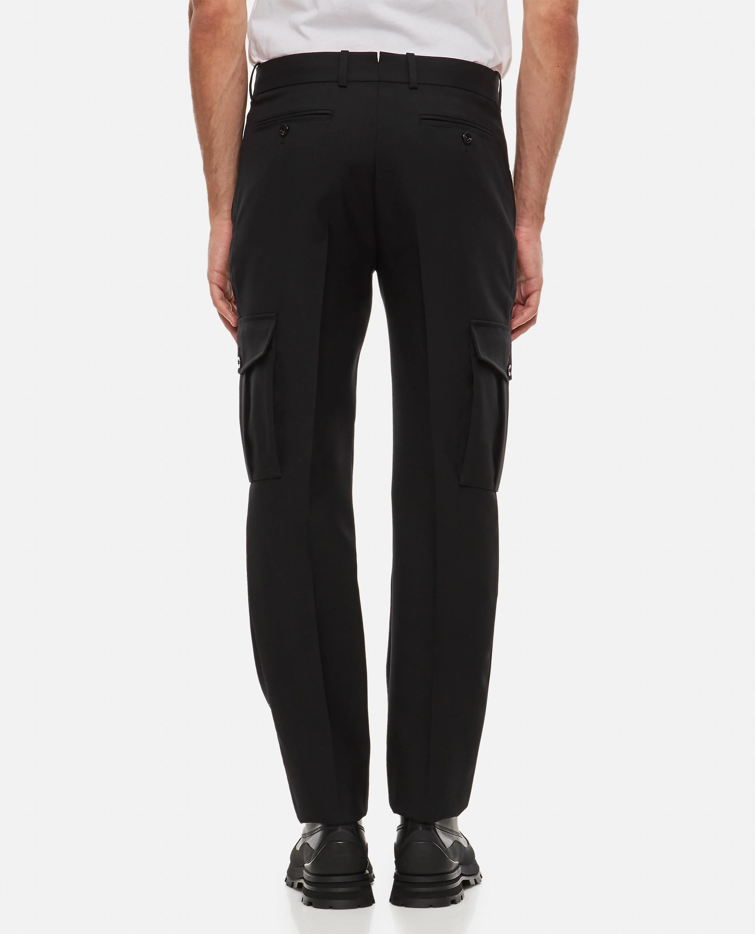 PANTALONI IN LANA GABARDINE - Image 3