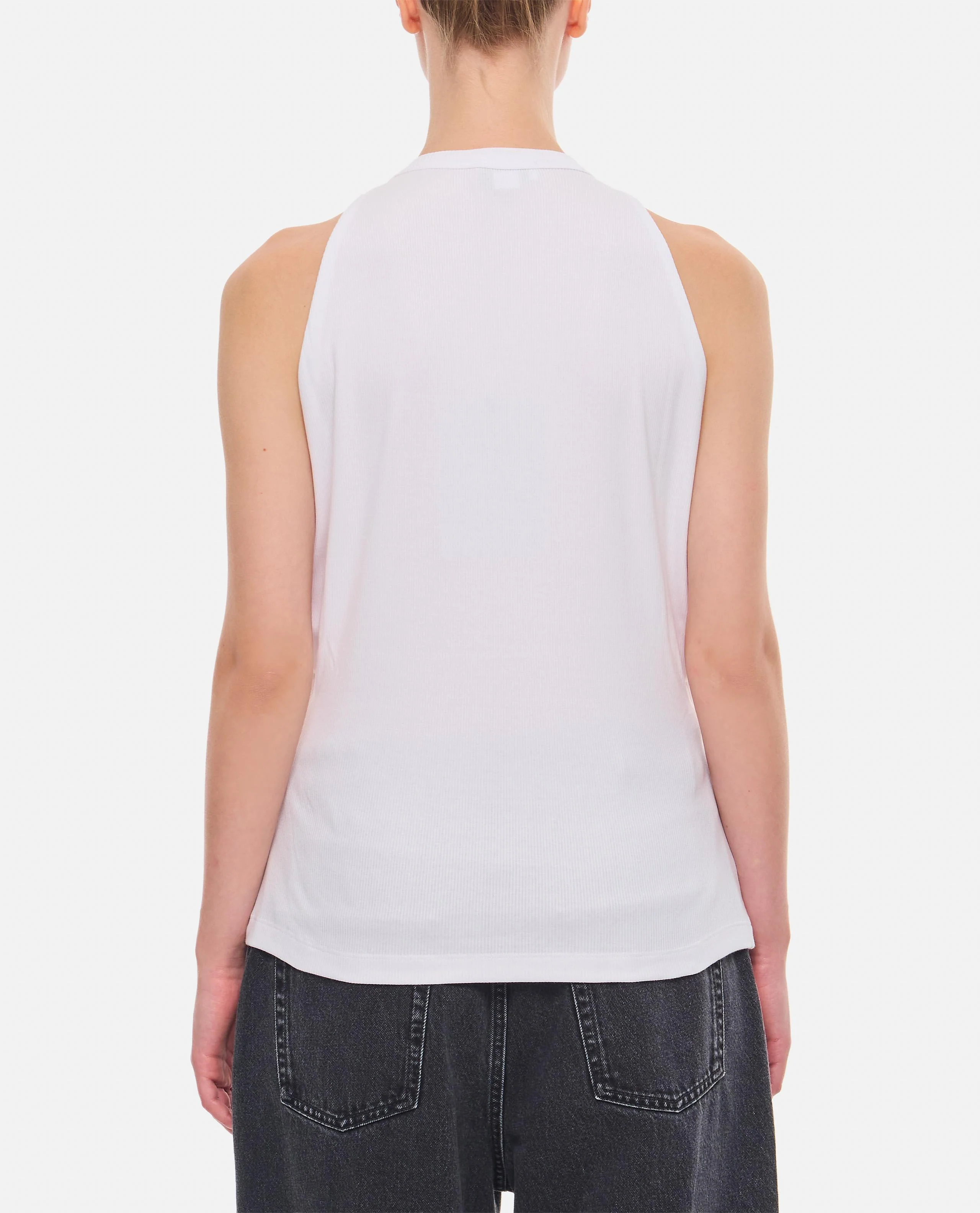 TOP IN COTONE SMANICATO - Image 3