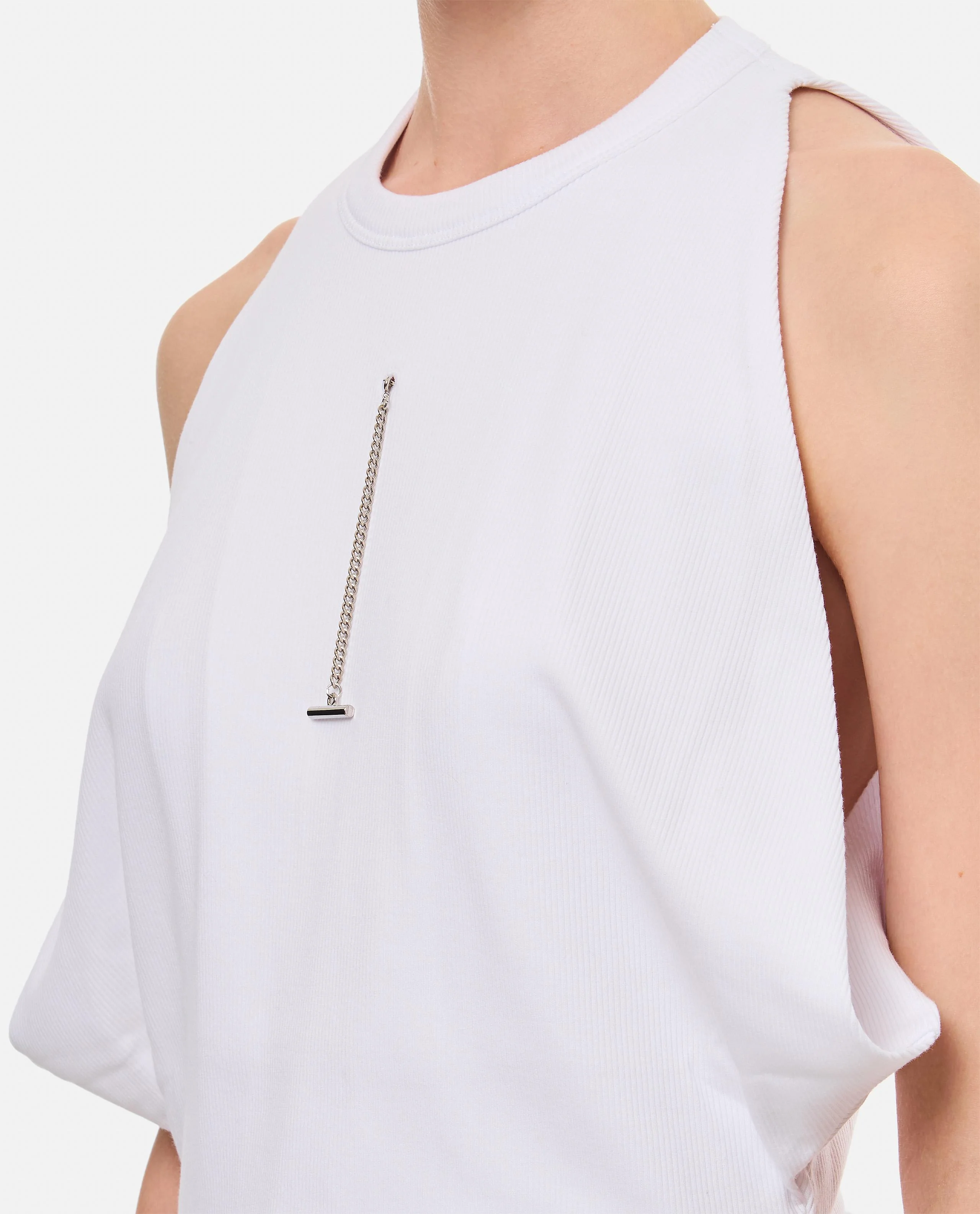 TOP IN COTONE SMANICATO - Image 4