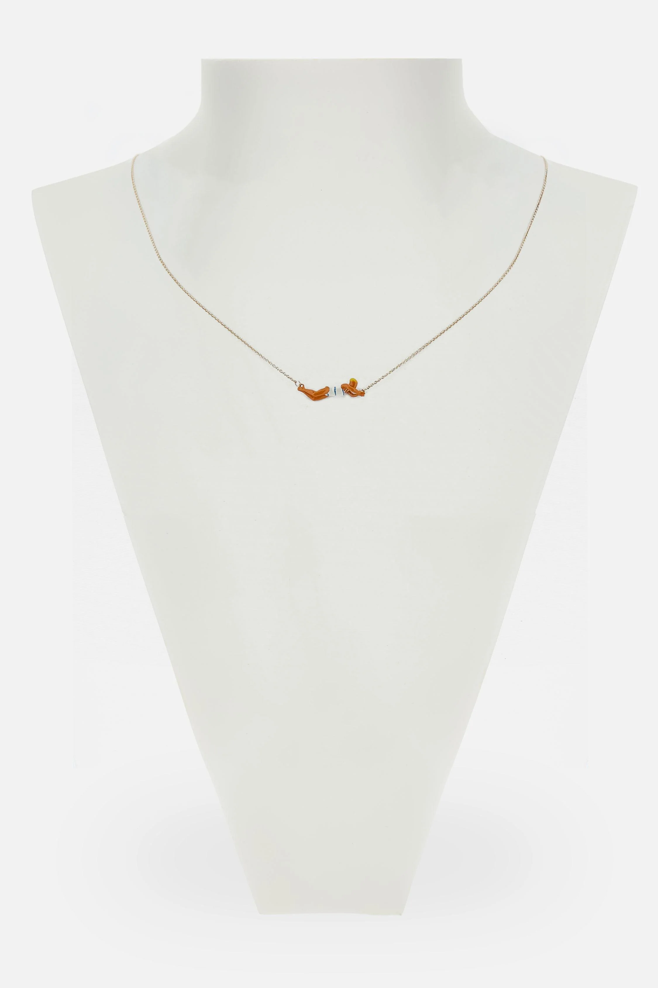 COLLANA NADADORA RAYADA SKY BLUE