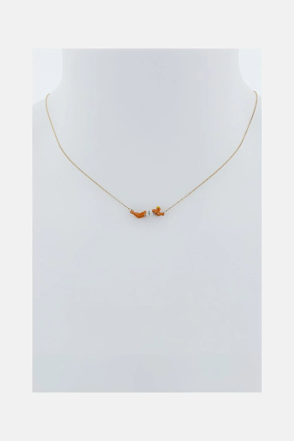 COLLANA NADADORA RAYADA SKY BLUE - Image 2