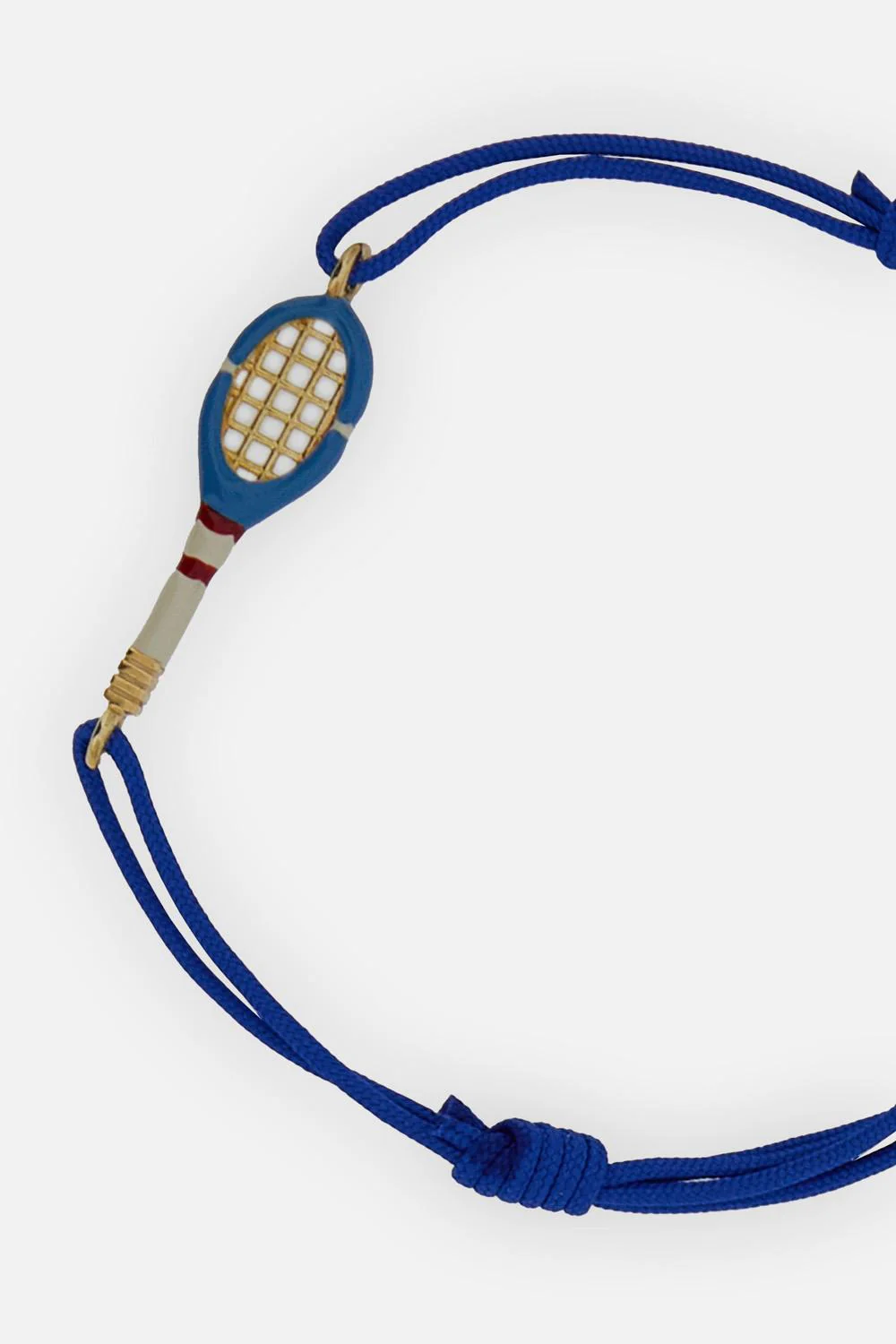 TENNIS BLUE CORD BRACELET - Image 3
