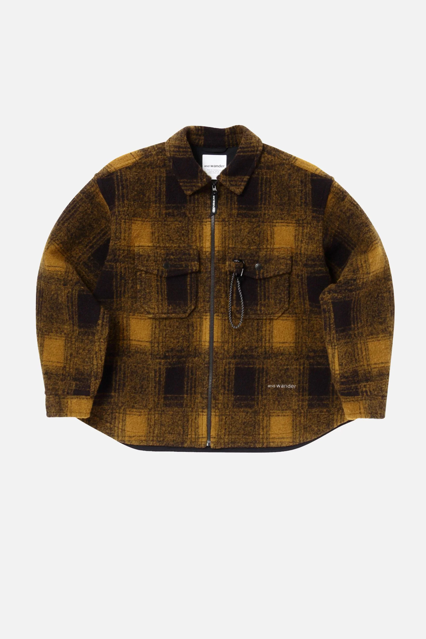 GIACCA IN LANA SHAGGY CON ZIP
