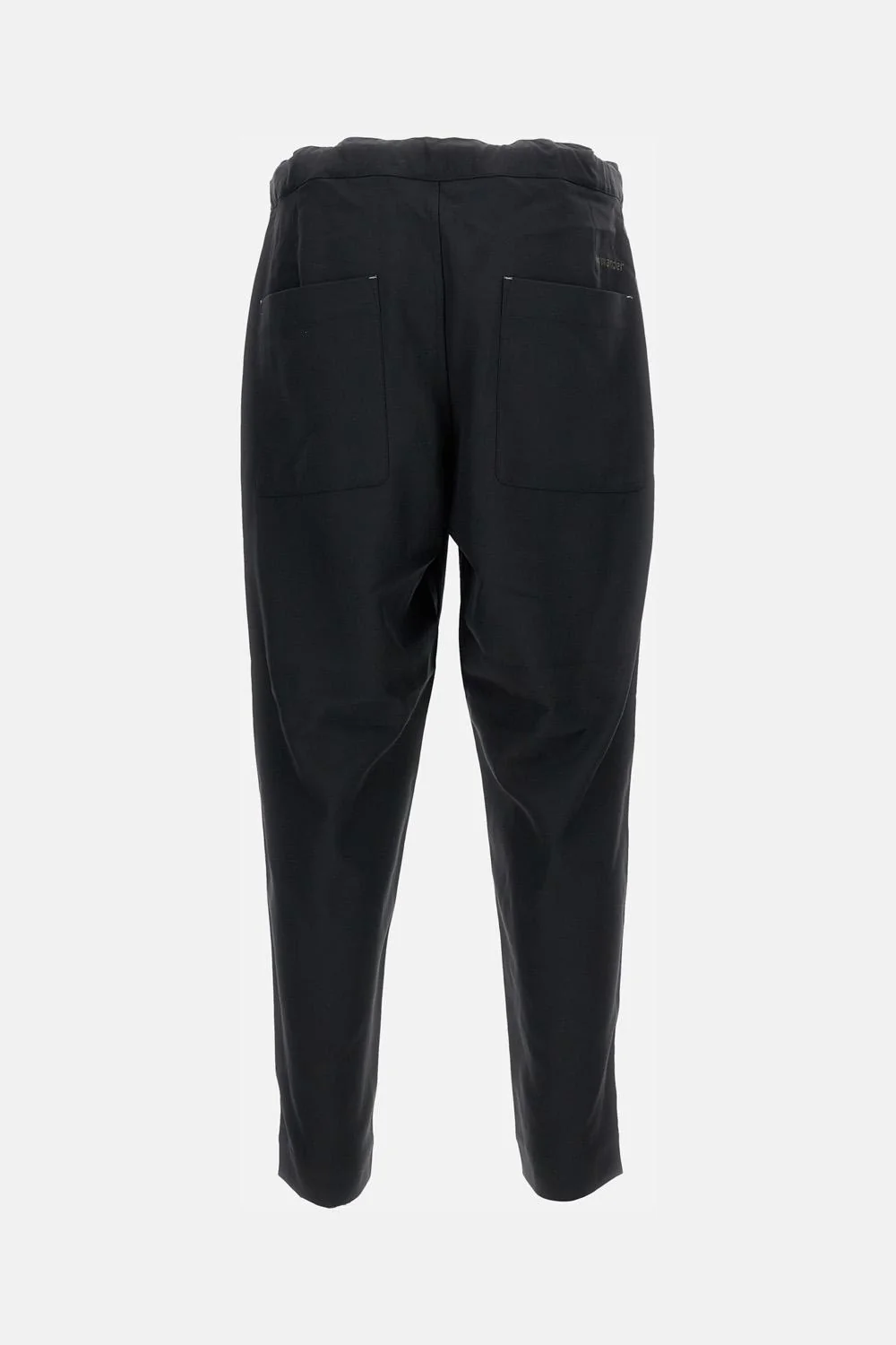 PANTALONI AMPI IN TWILL MELANGE PE - Image 2