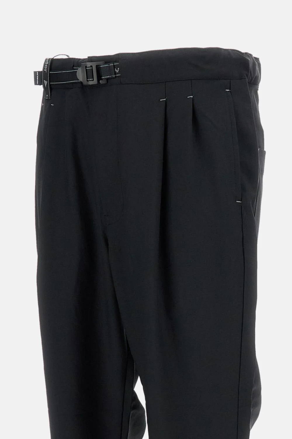 PANTALONI AMPI IN TWILL MELANGE PE - Image 3