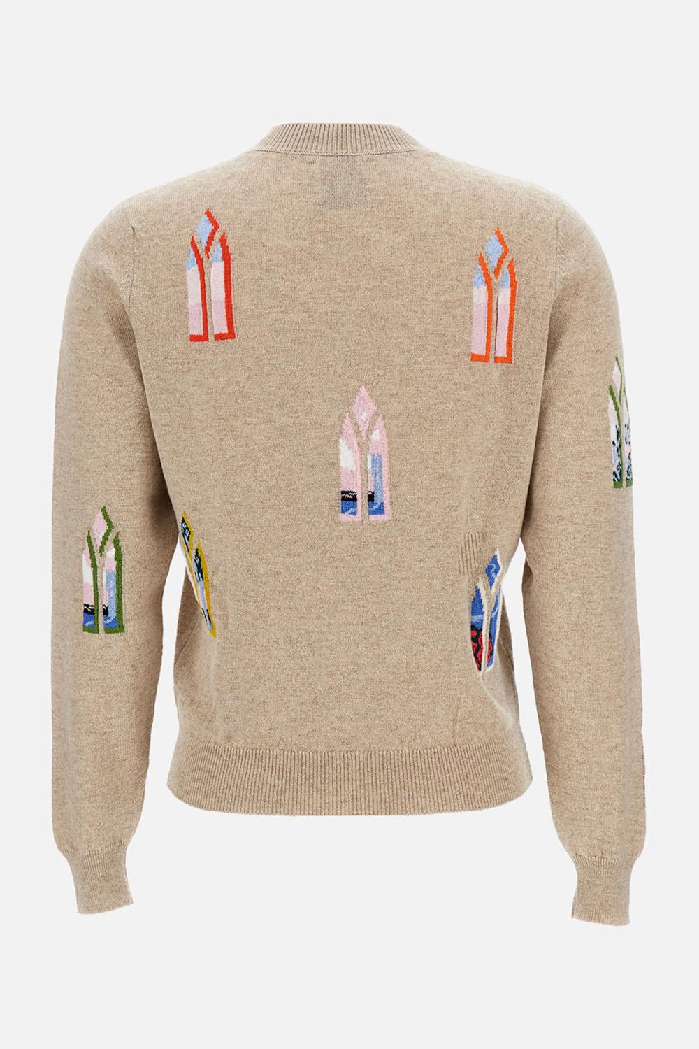 CARDIGAN CON SCOLLO A 'V' - Image 2