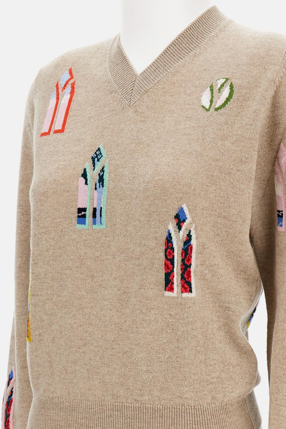 CARDIGAN CON SCOLLO A 'V' - Image 3