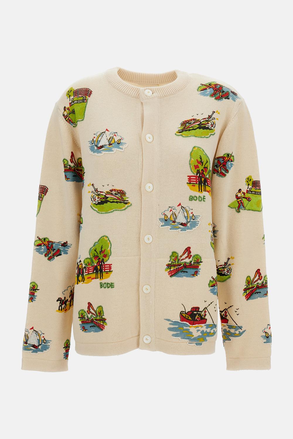 BEADED CAMP CARDIGAN