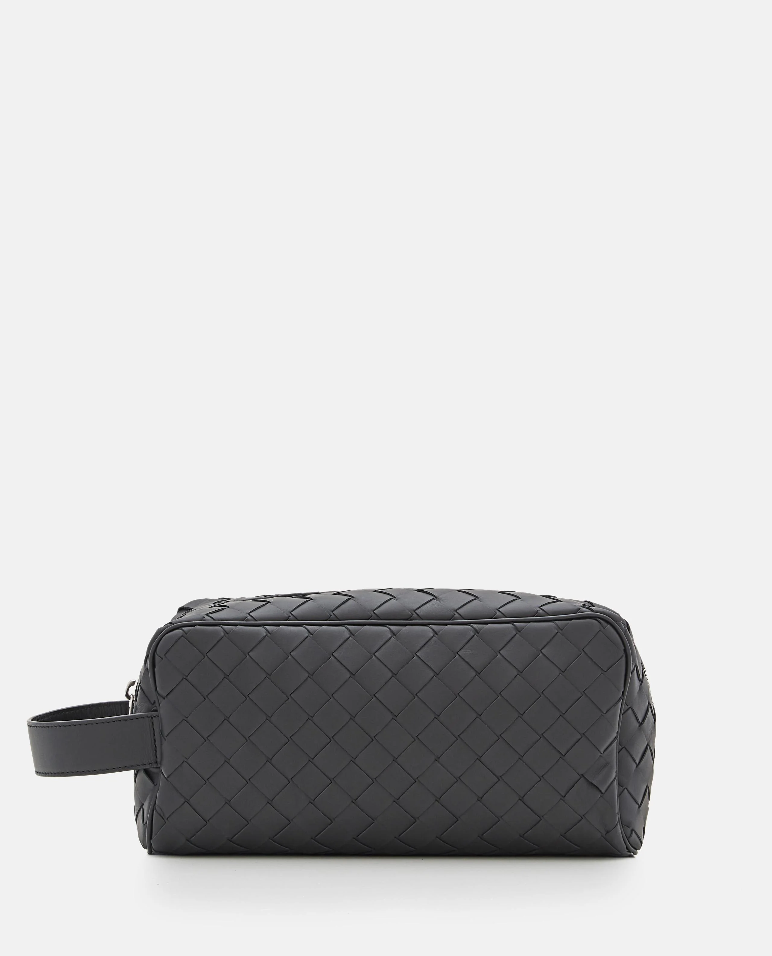 BEAUTY CASE IN PELLE INTRECCIATA