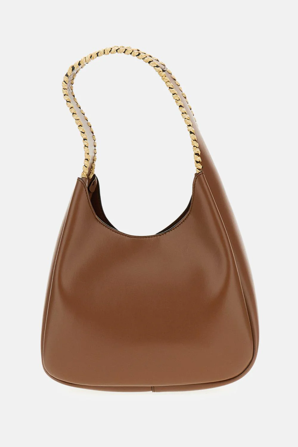 BORSA HOBO PICCOLA CON LOGO IN RAFIA - Image 3