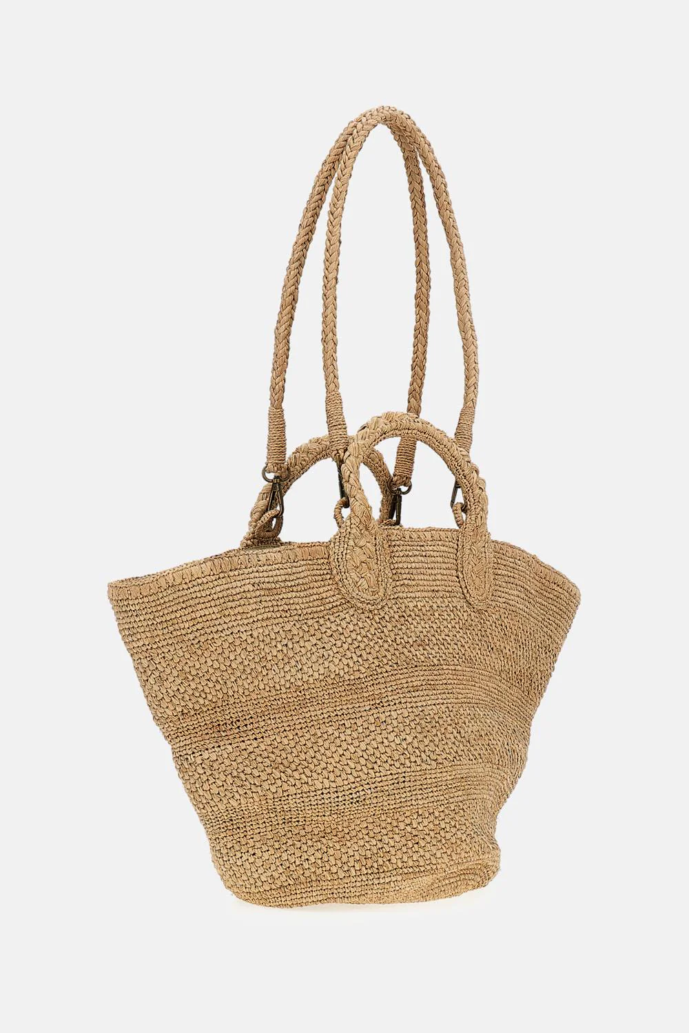 BORSA IN PAGLIA CON DOPPIO MANICO - Image 2
