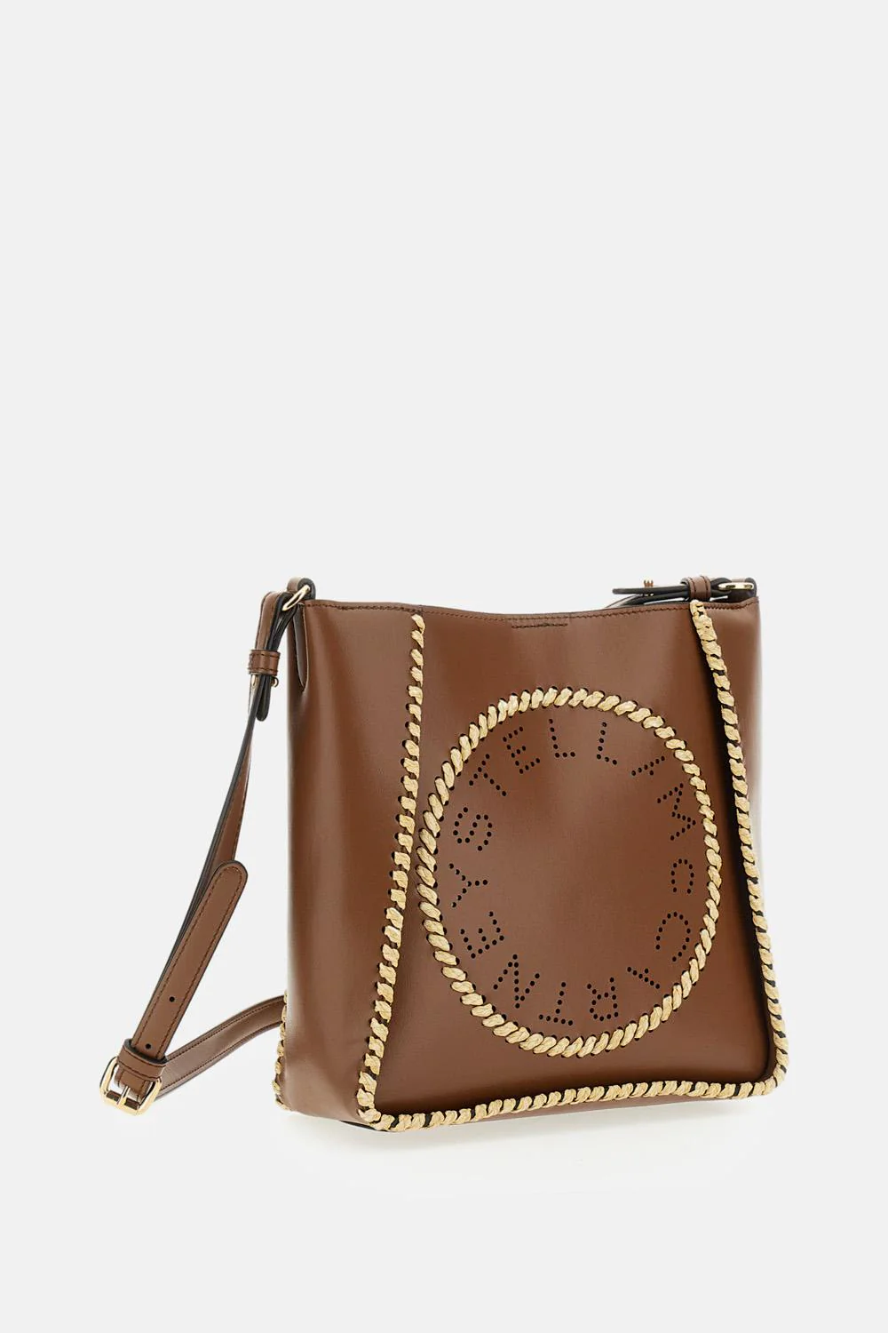 BORSA TRACOLLA CON LOGO IN RAFIA - Image 2