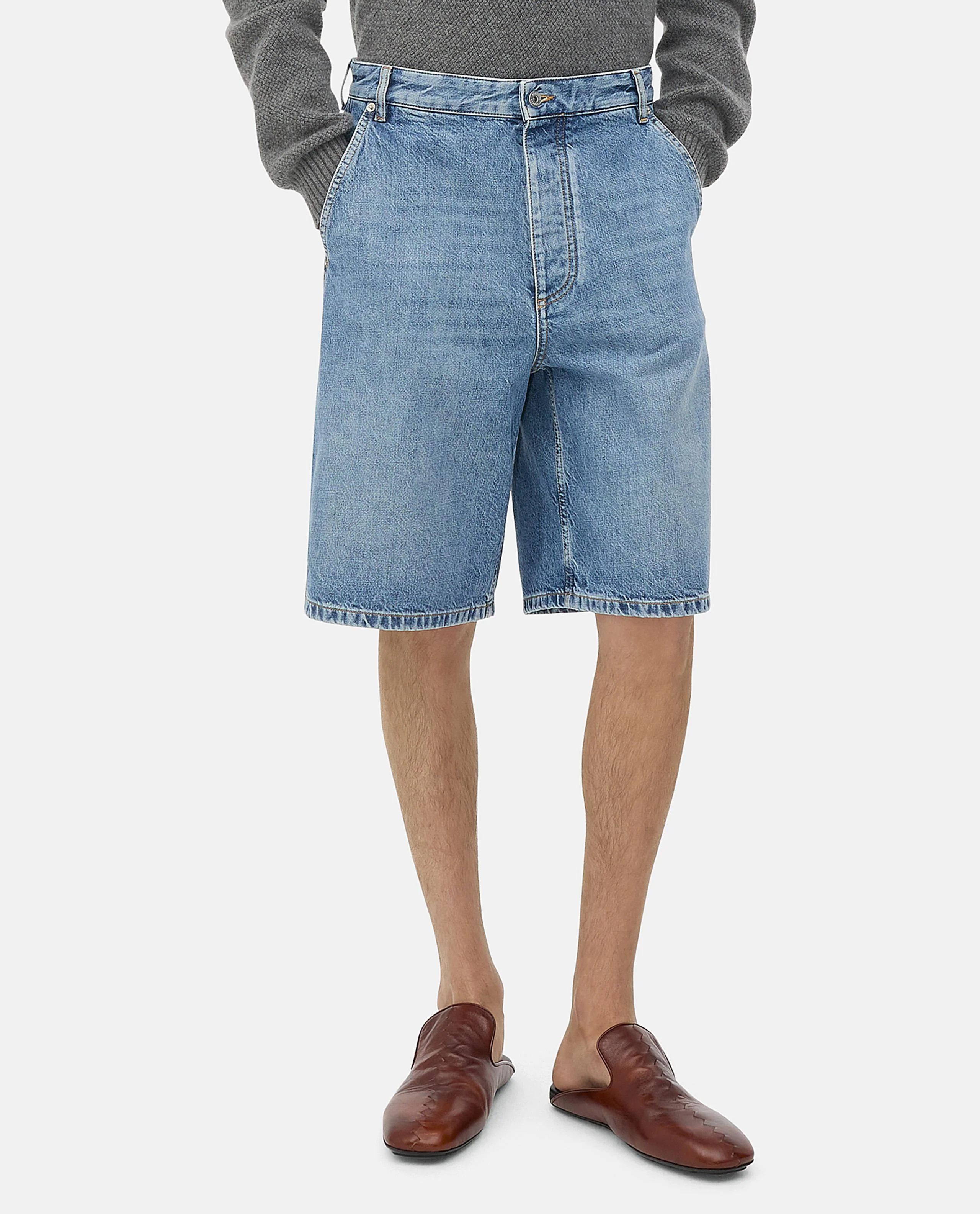BERMUDA CARGO DENIM