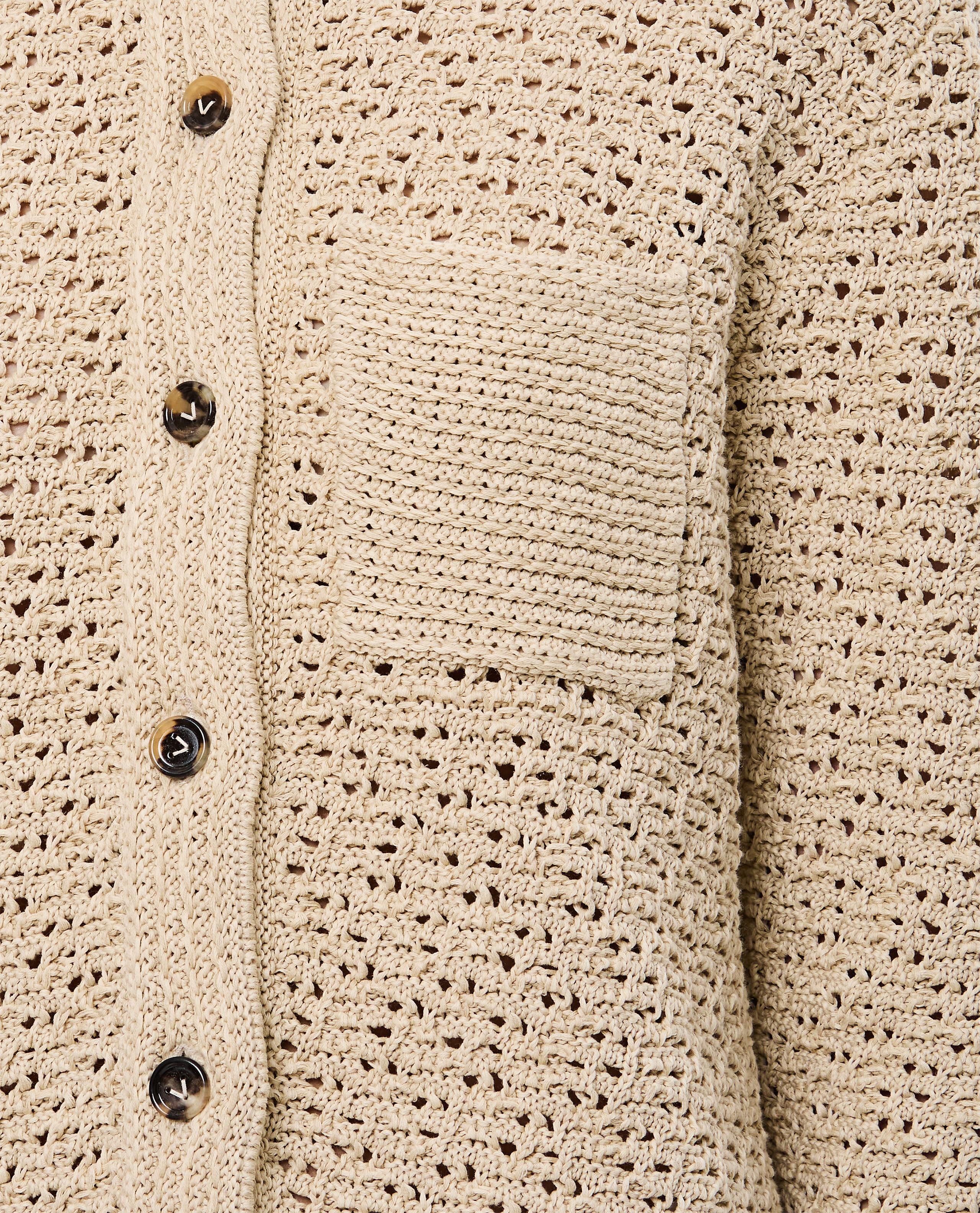 CAMICIA IN COTONE EFFETTO CROCHET - Image 4