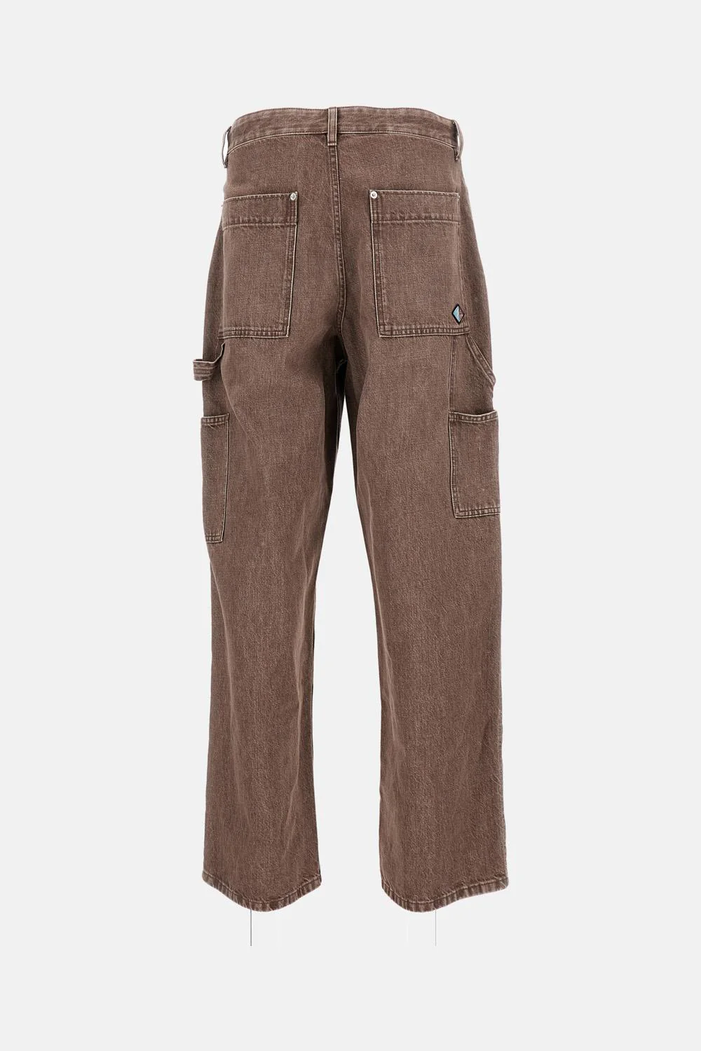 PANTS BROWN WASHED DENIM - Image 2