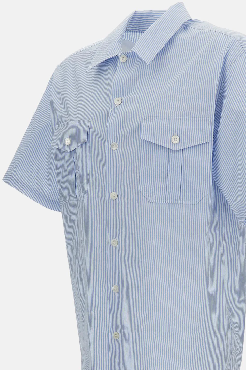 CAMICIA A MANICHE CORTE A RIGHE - Image 3