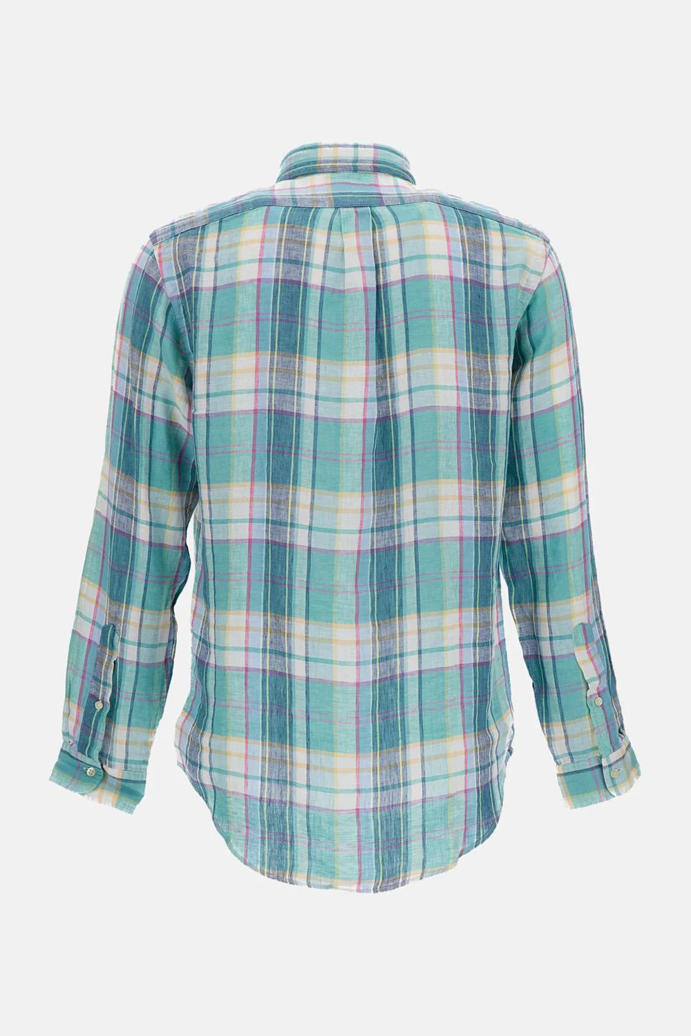 CAMICIA A QUADRI IN LINO - Image 2