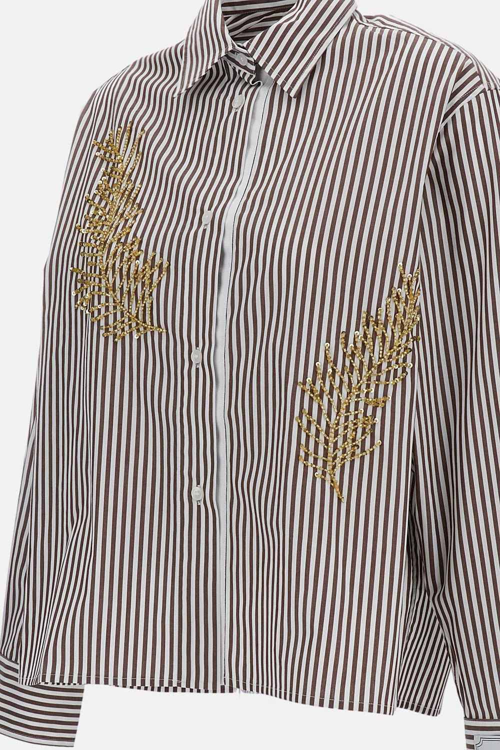 CAMICIA A RIGHE CON APPLICAZIONI - Image 3
