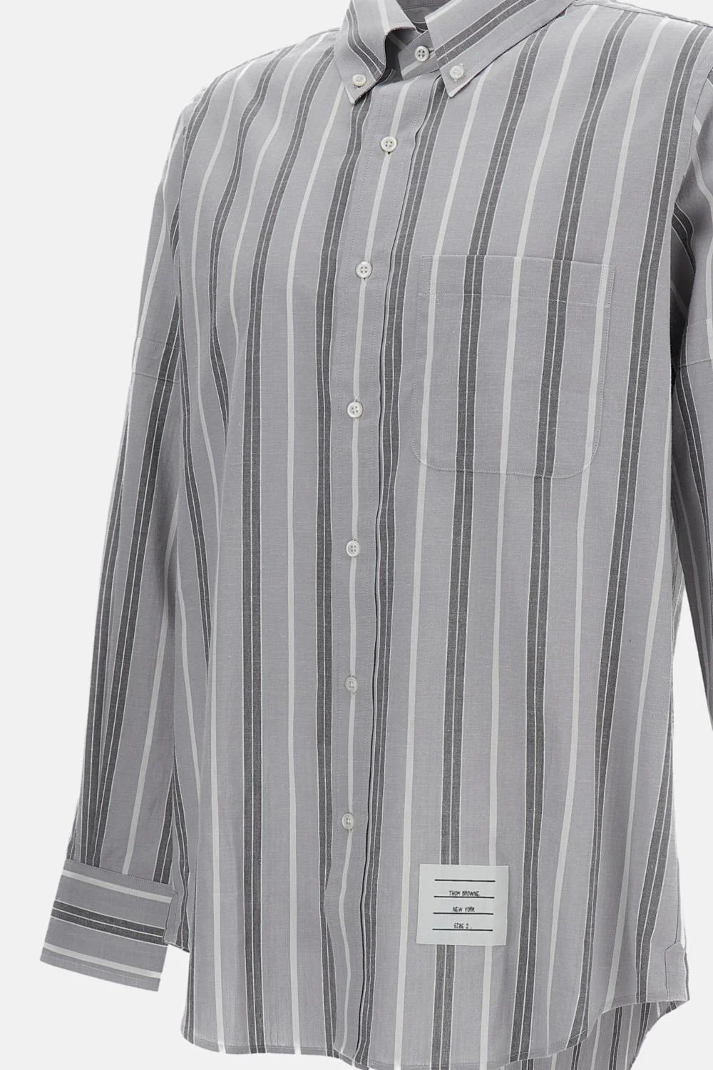 CAMICIA A RIGHE IN COTONE - Image 3