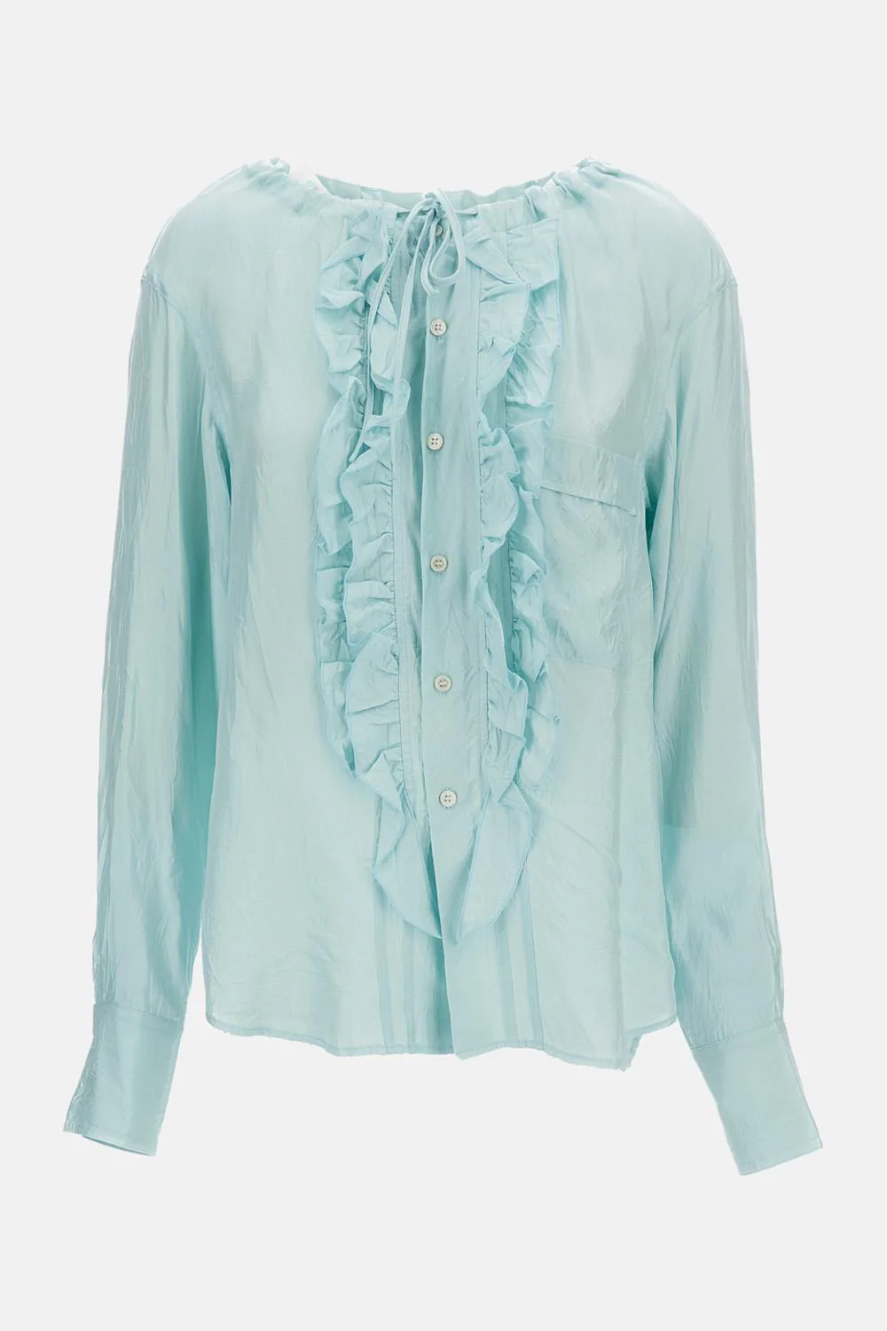 CAMICIA CON VOLANT