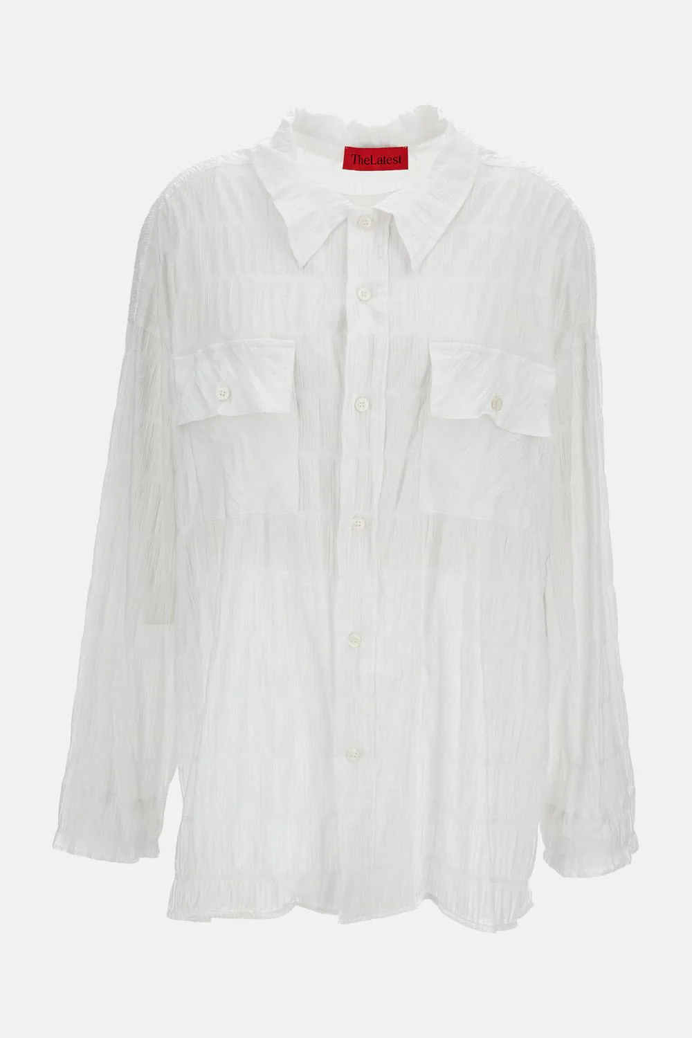CAMICIA DARIA COTONE EFFETTO GOFFRATO