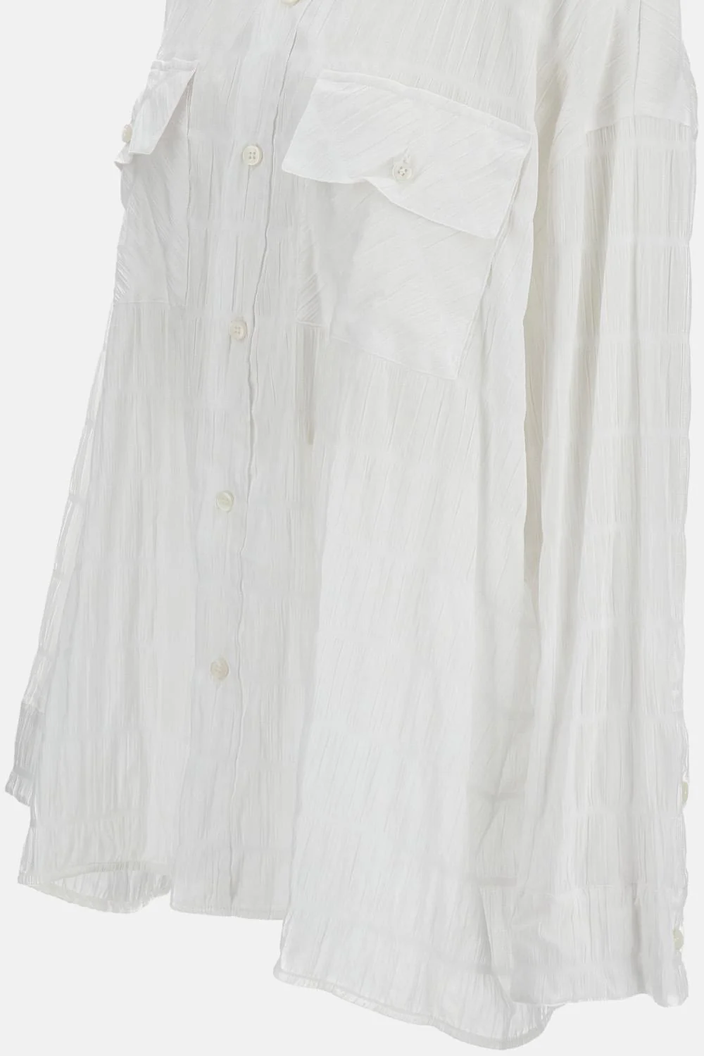 CAMICIA DARIA COTONE EFFETTO GOFFRATO - Image 3