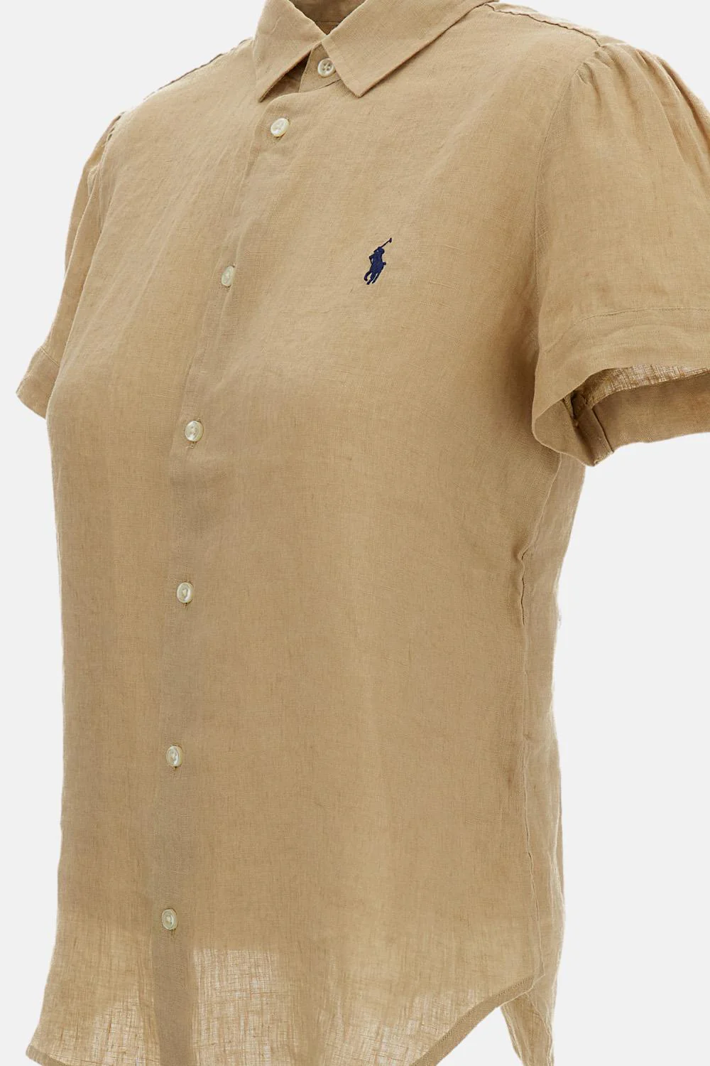 CAMICIA IN LINO A MANICHE CORTE - Image 3
