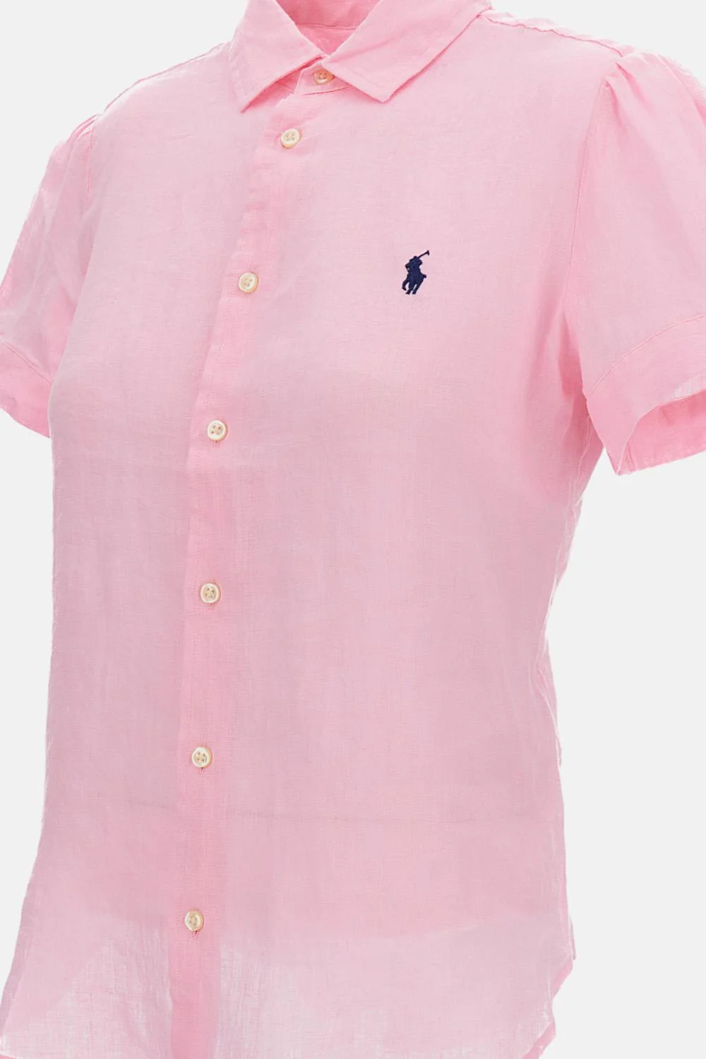 CAMICIA IN LINO MANICHE CORTE - Image 3
