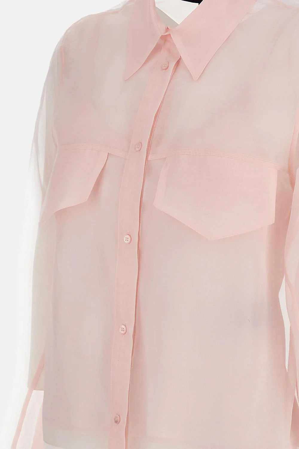 CAMICIA IN ORGANZA DI SETA - Image 3