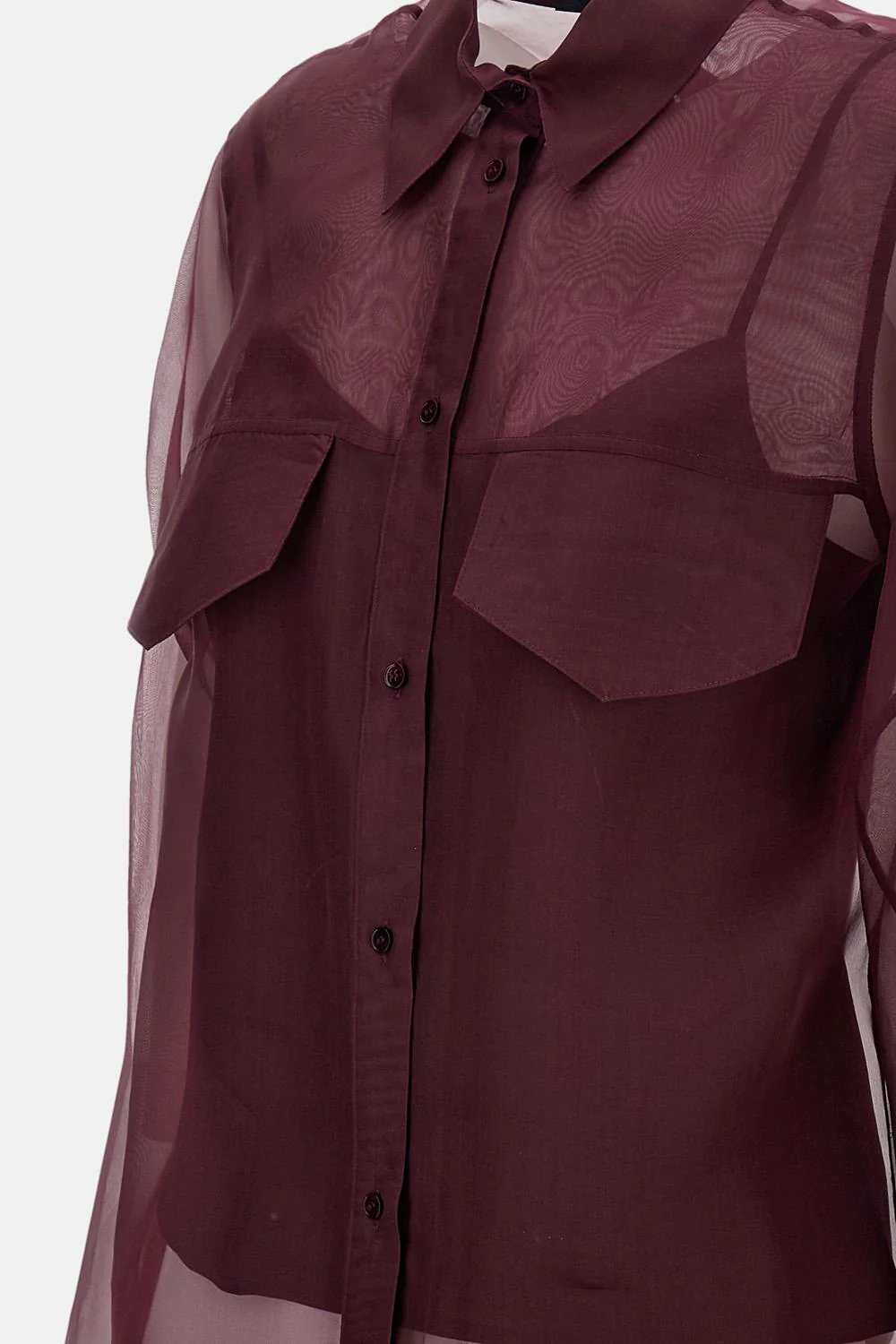 CAMICIA IN ORGANZA DI SETA - Image 3