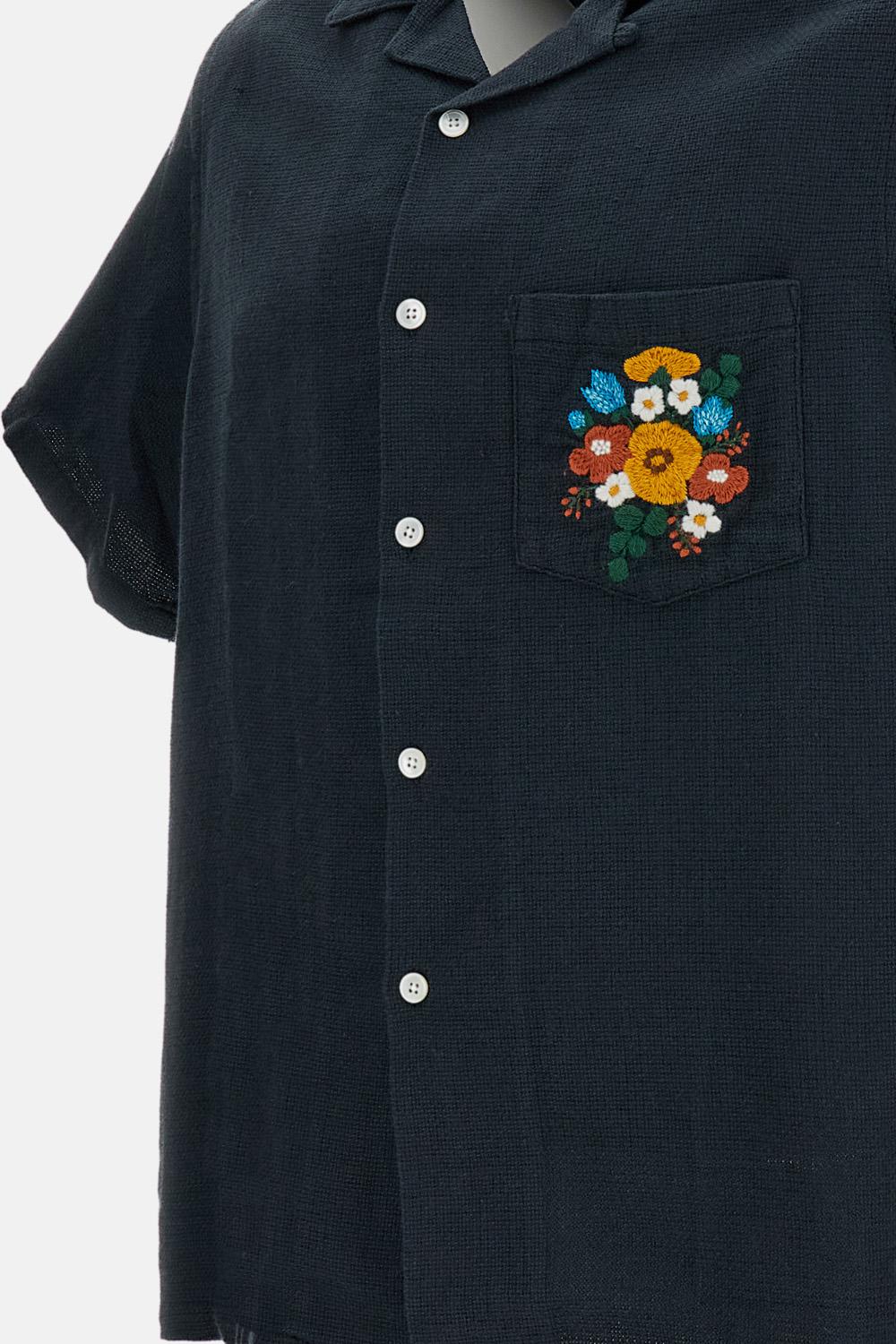 CAMICIA IN PIQUE' CON RICAMO - Image 3