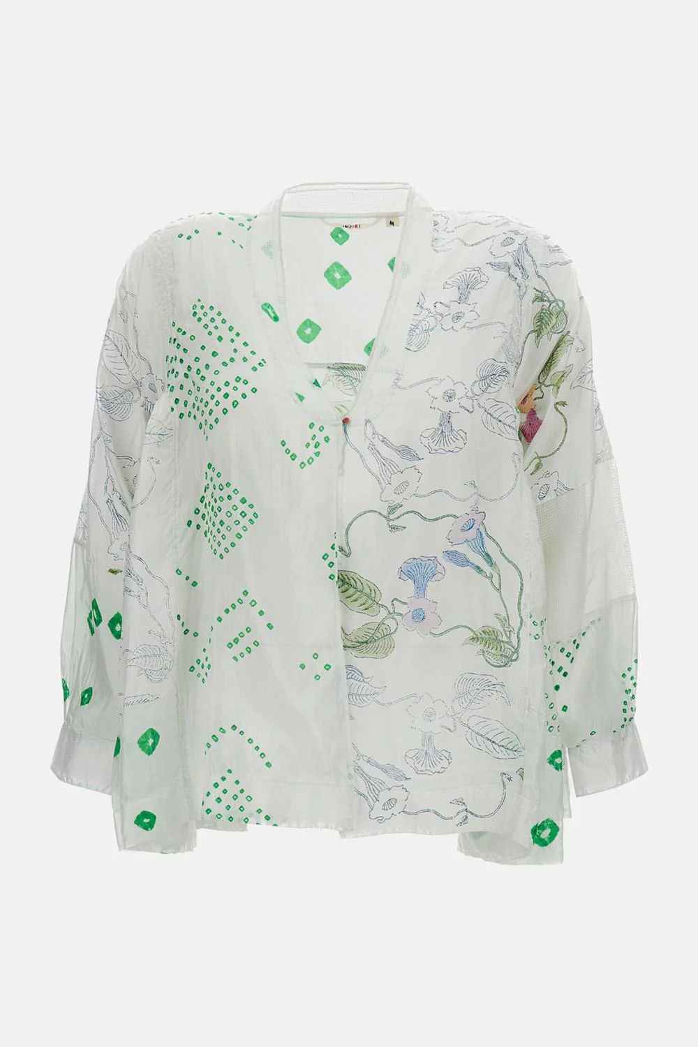 CAMICIA IN SETA SCOLLO A V