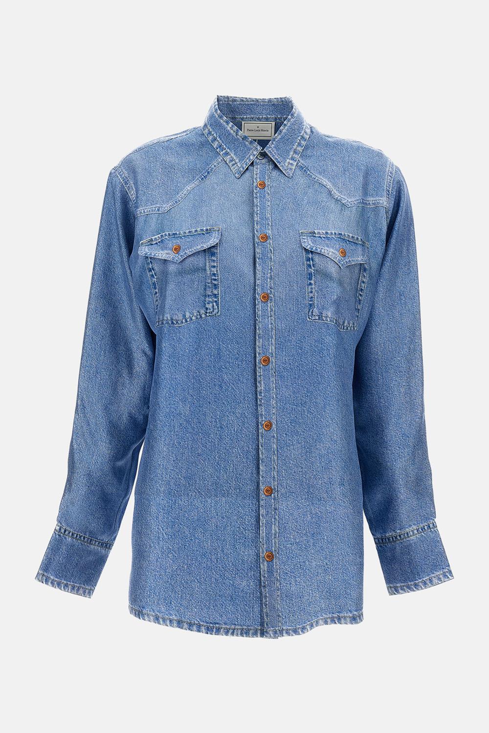 CAMICIA IN SETA STAMPATA