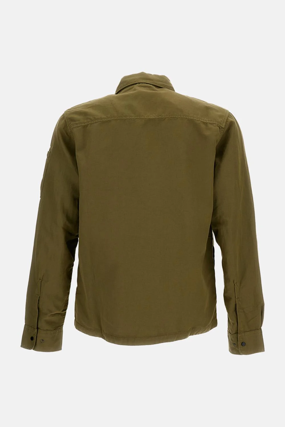 CAMICIA OVER CON ZIP IN GABARDINE ORGANICO - Image 2