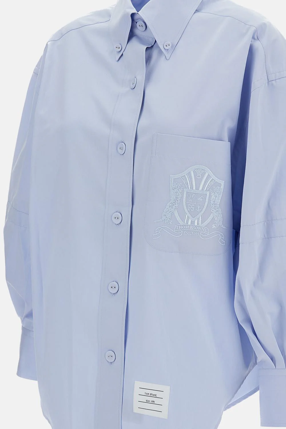 CAMICIA OVERSIZE CON COLLETTO A PUNTA - Image 3
