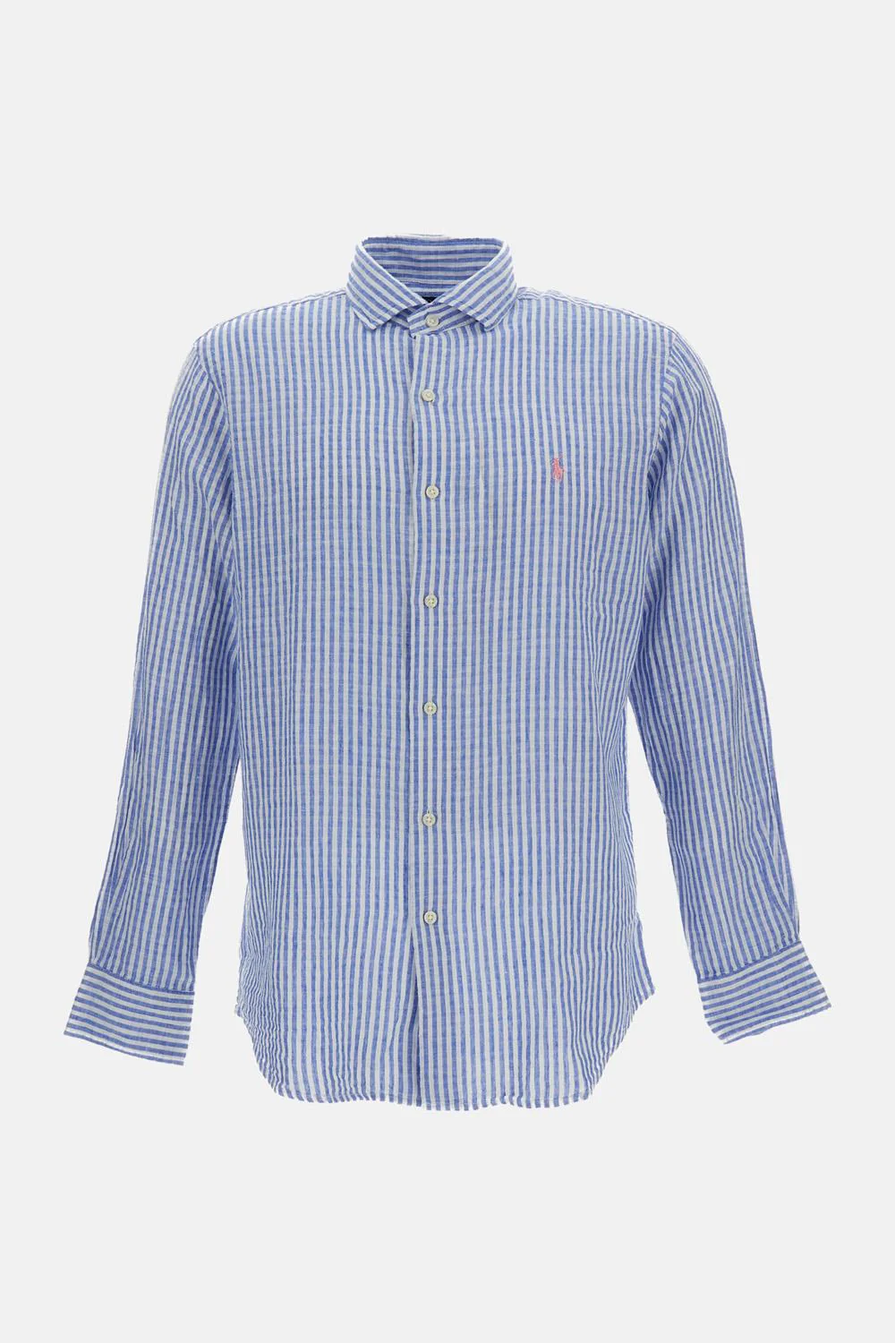 CAMICIA SEERSUCKER A RIGHE