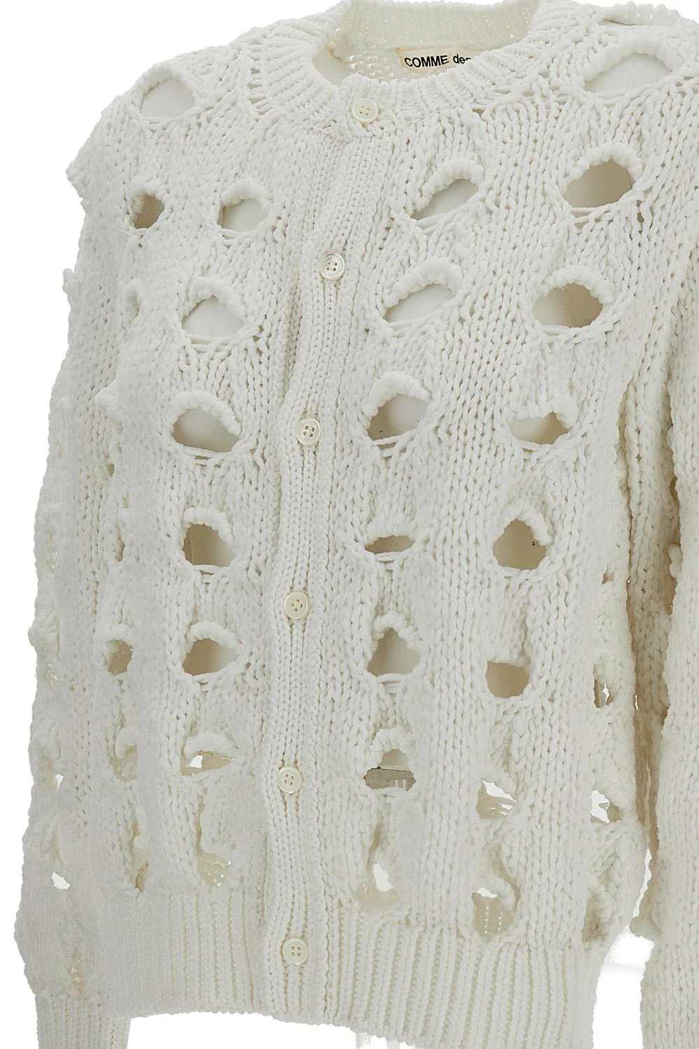 CARDIGAN CORTO TRAFORATO - Image 3
