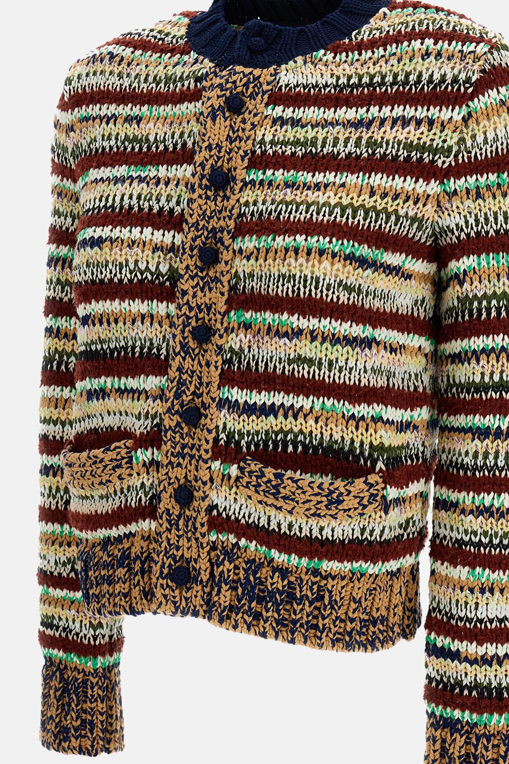 CARDIGAN IN MAGLIA MISTA - Image 3