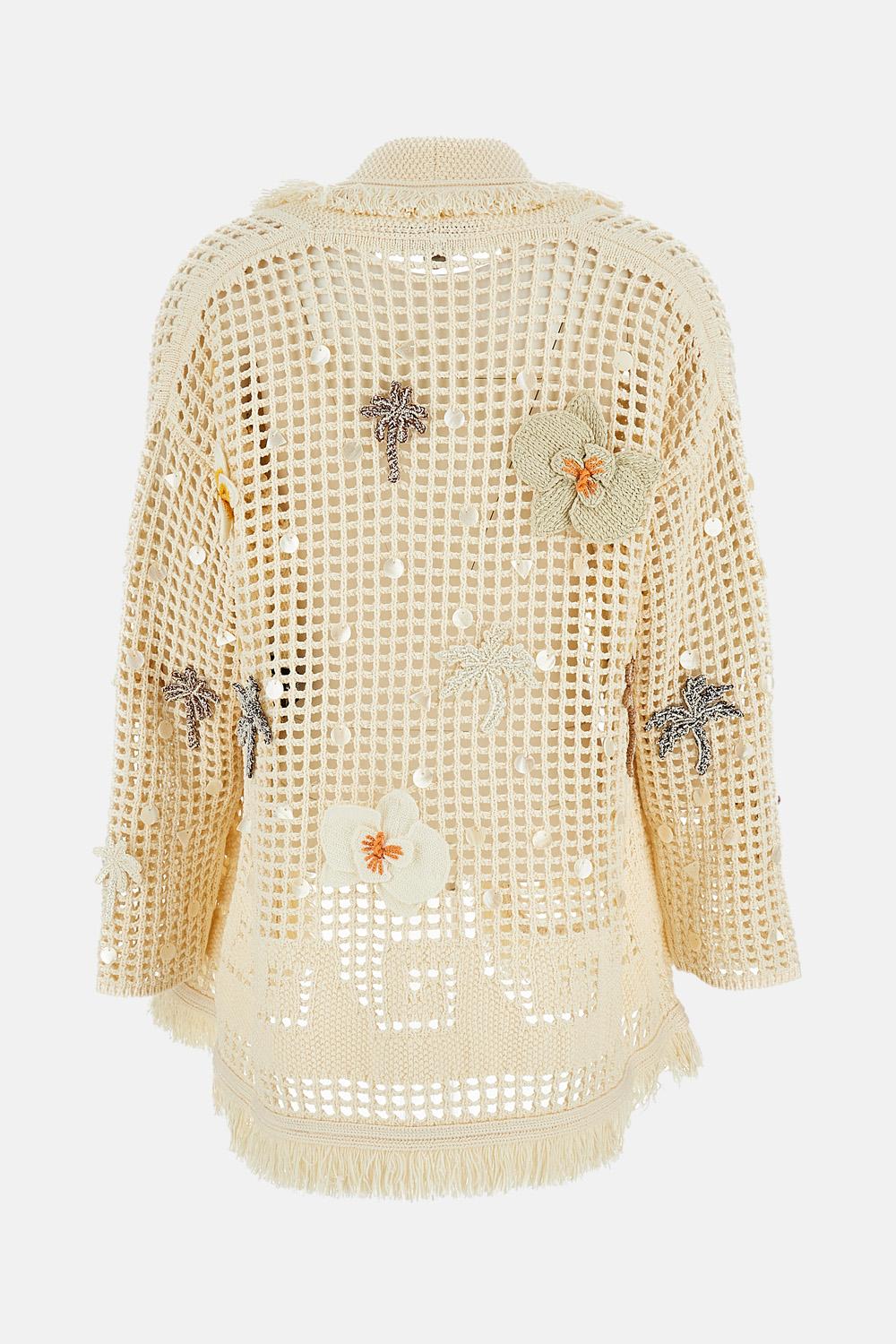CARDIGAN LUNGO 'WHERE THE WAVES BEGINS' - Image 3