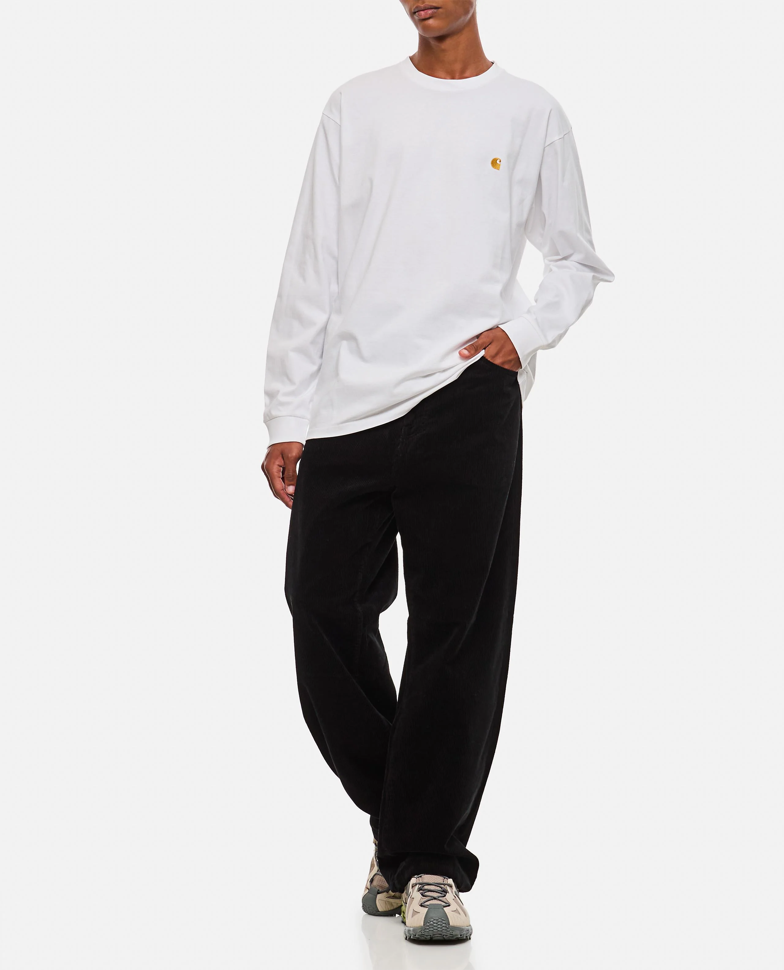 MAGLIA A MANICHE LUNGHE CHASE CON LOGO - Image 2