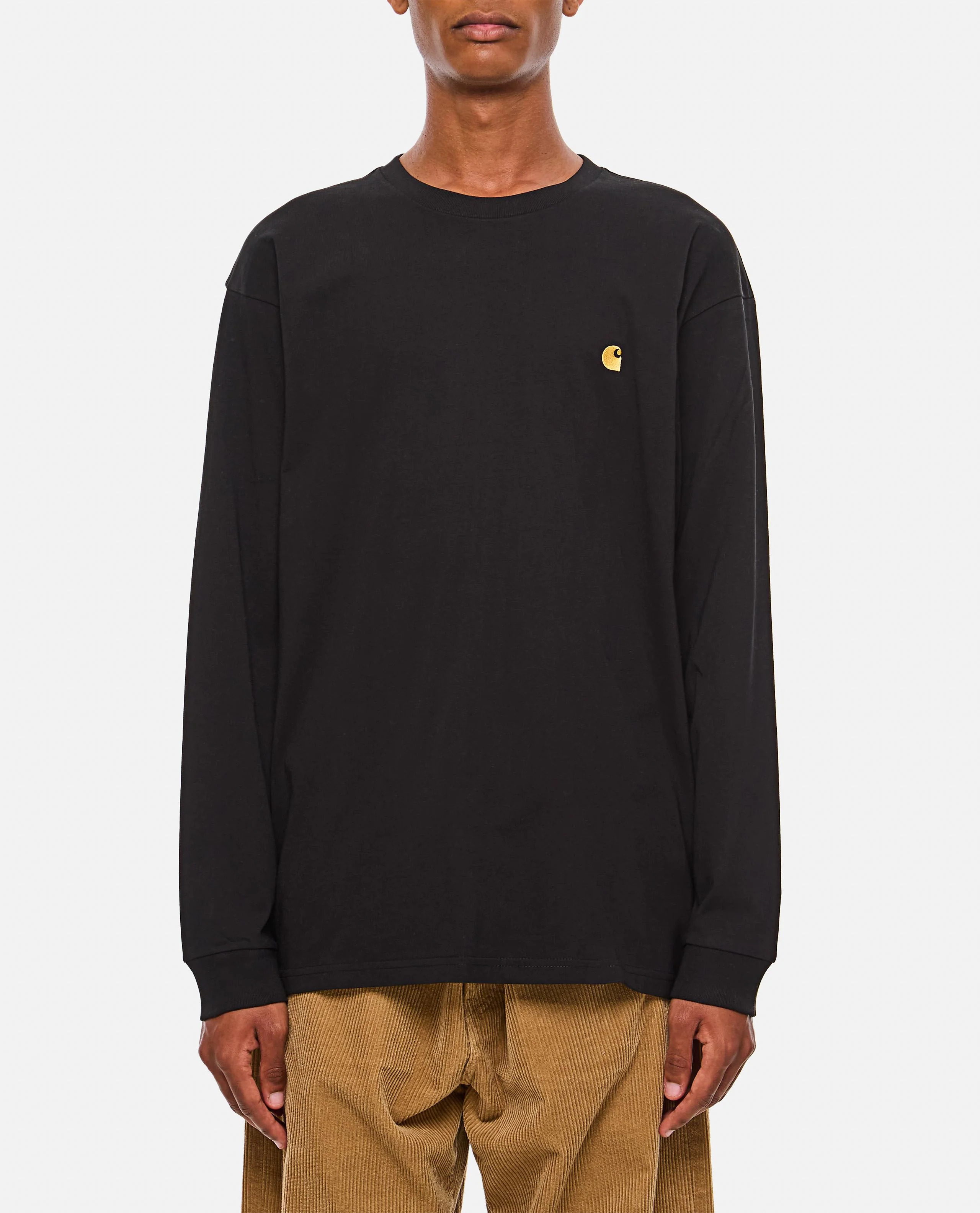 MAGLIA A MANICHE LUNGHE CHASE CON LOGO