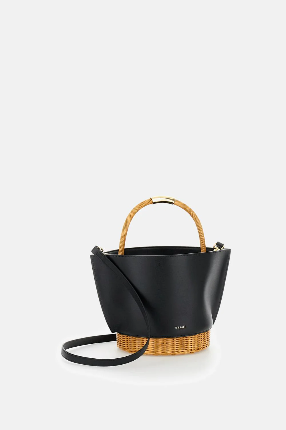 CESTINO IN RAFFIA E PELLE - Image 2