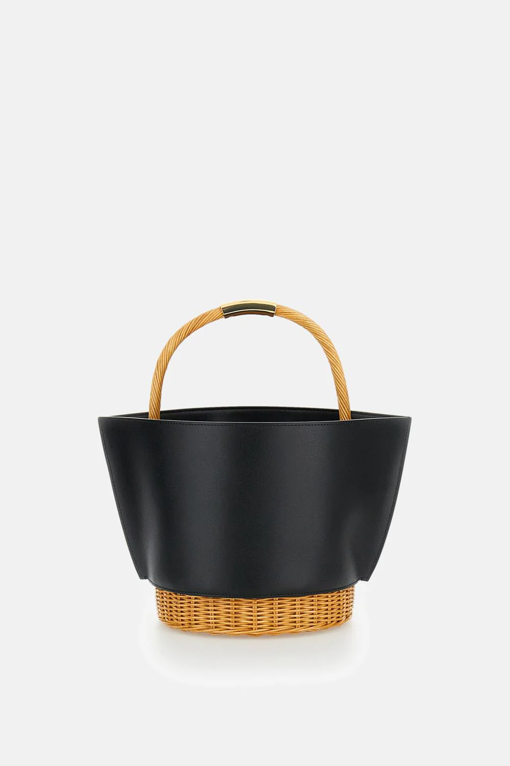 CESTINO IN RAFFIA E PELLE - Image 4